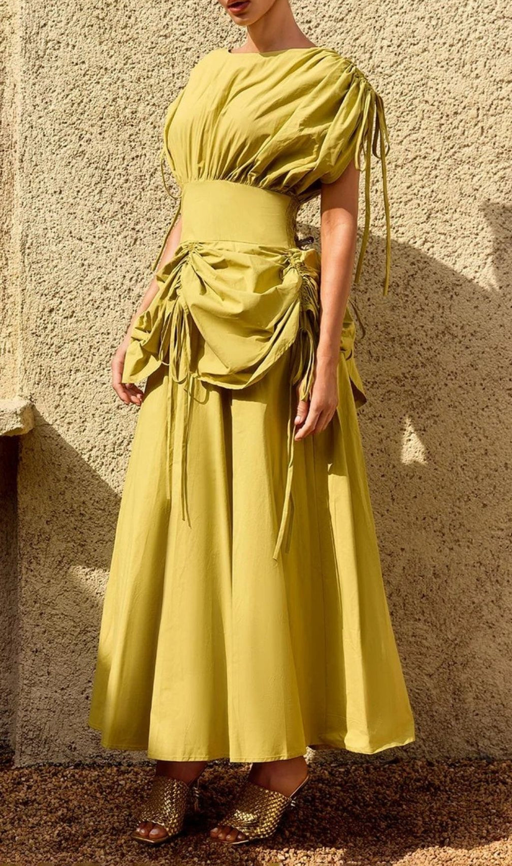 Alderyn Drawstring Maxi Dress