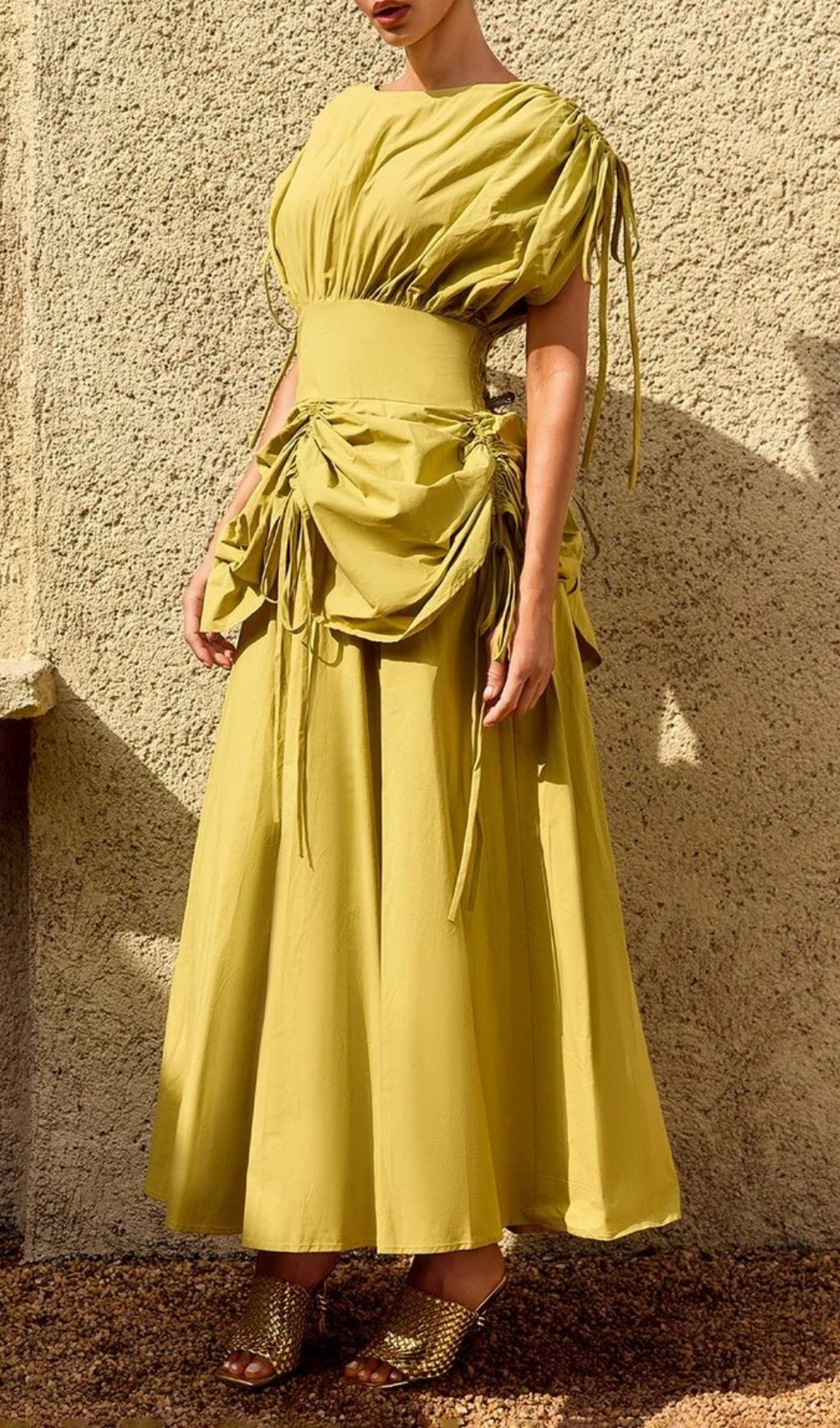 Alderyn Drawstring Maxi Dress