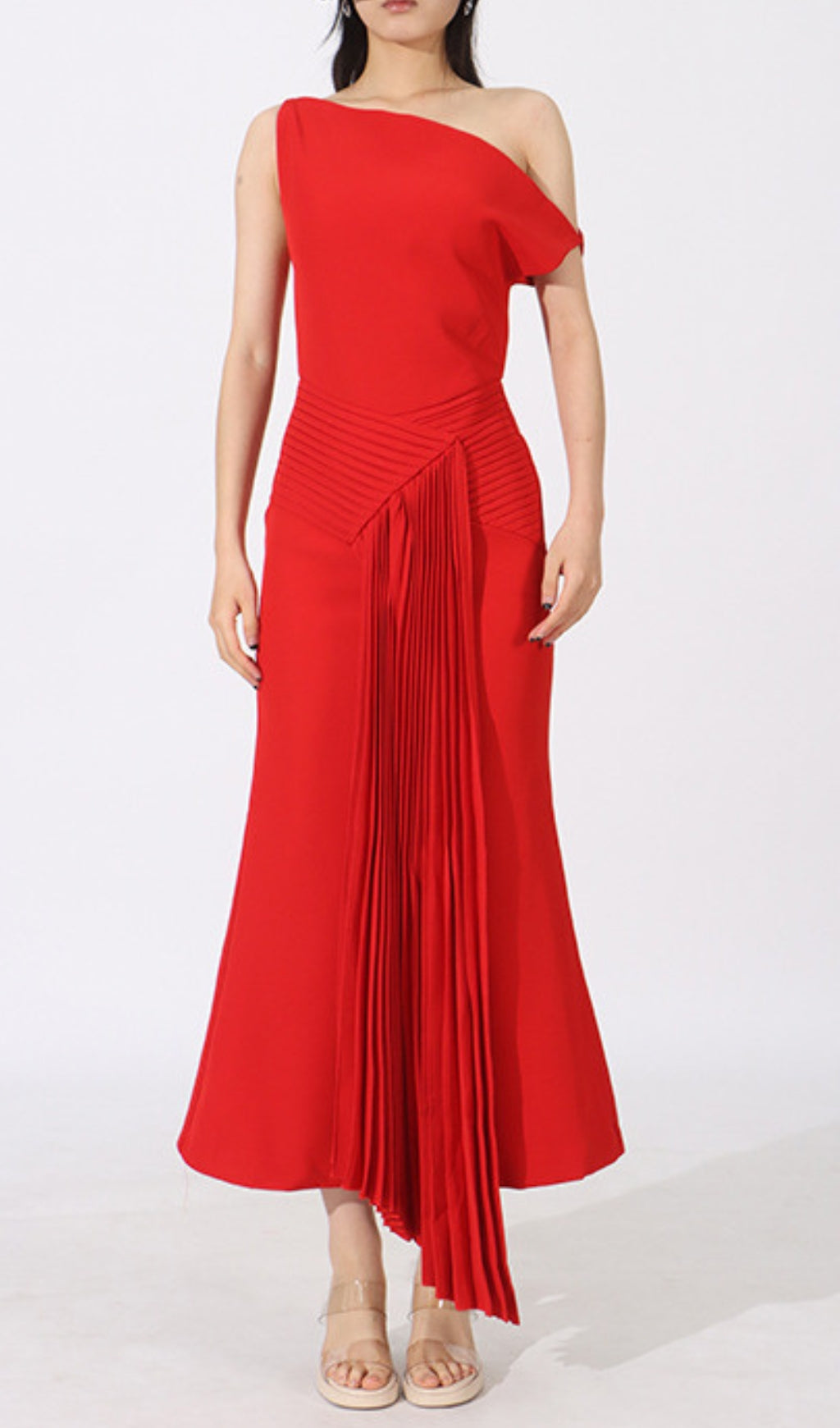 Eren Pleated Maxi Dress