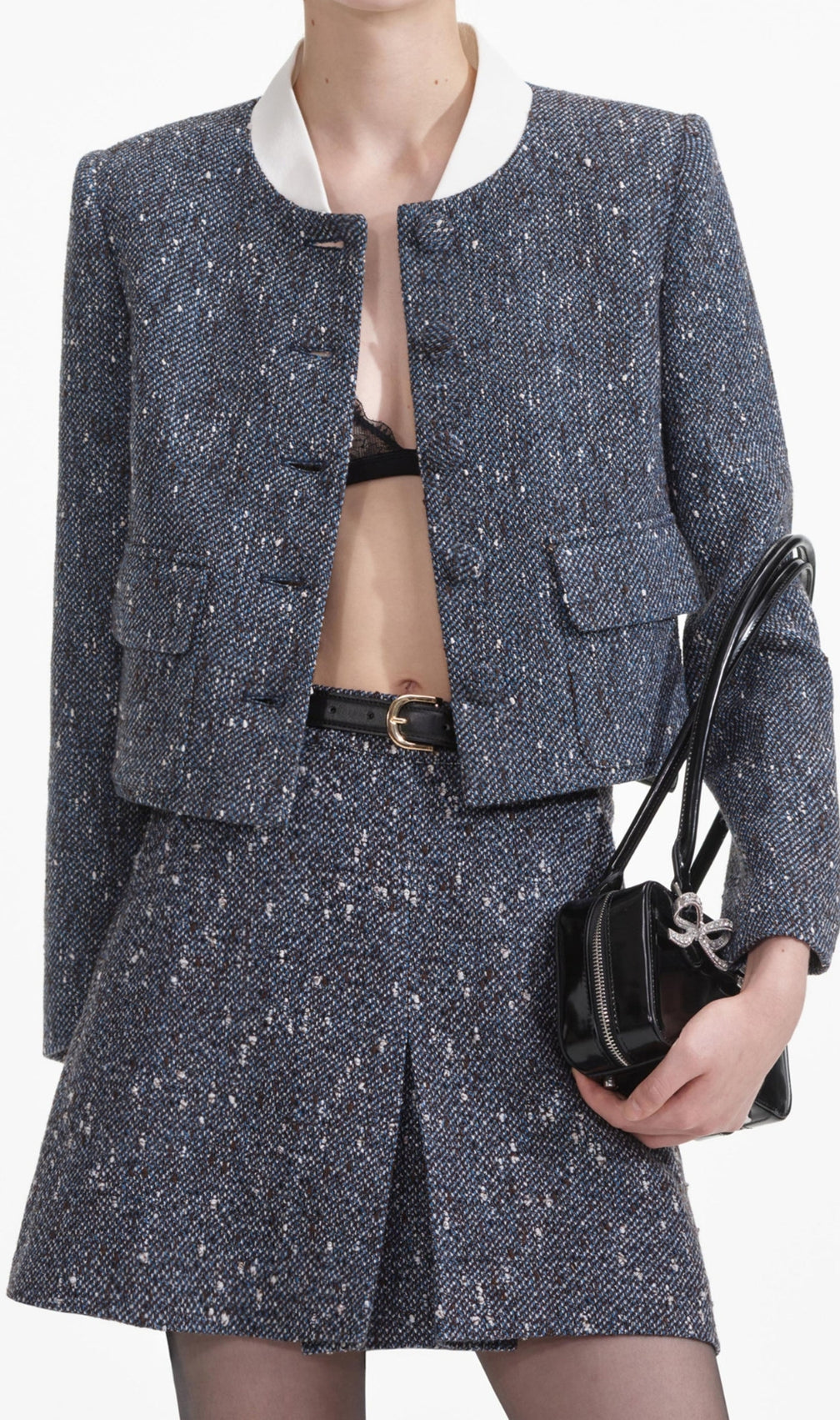Blue Boucle Jacket