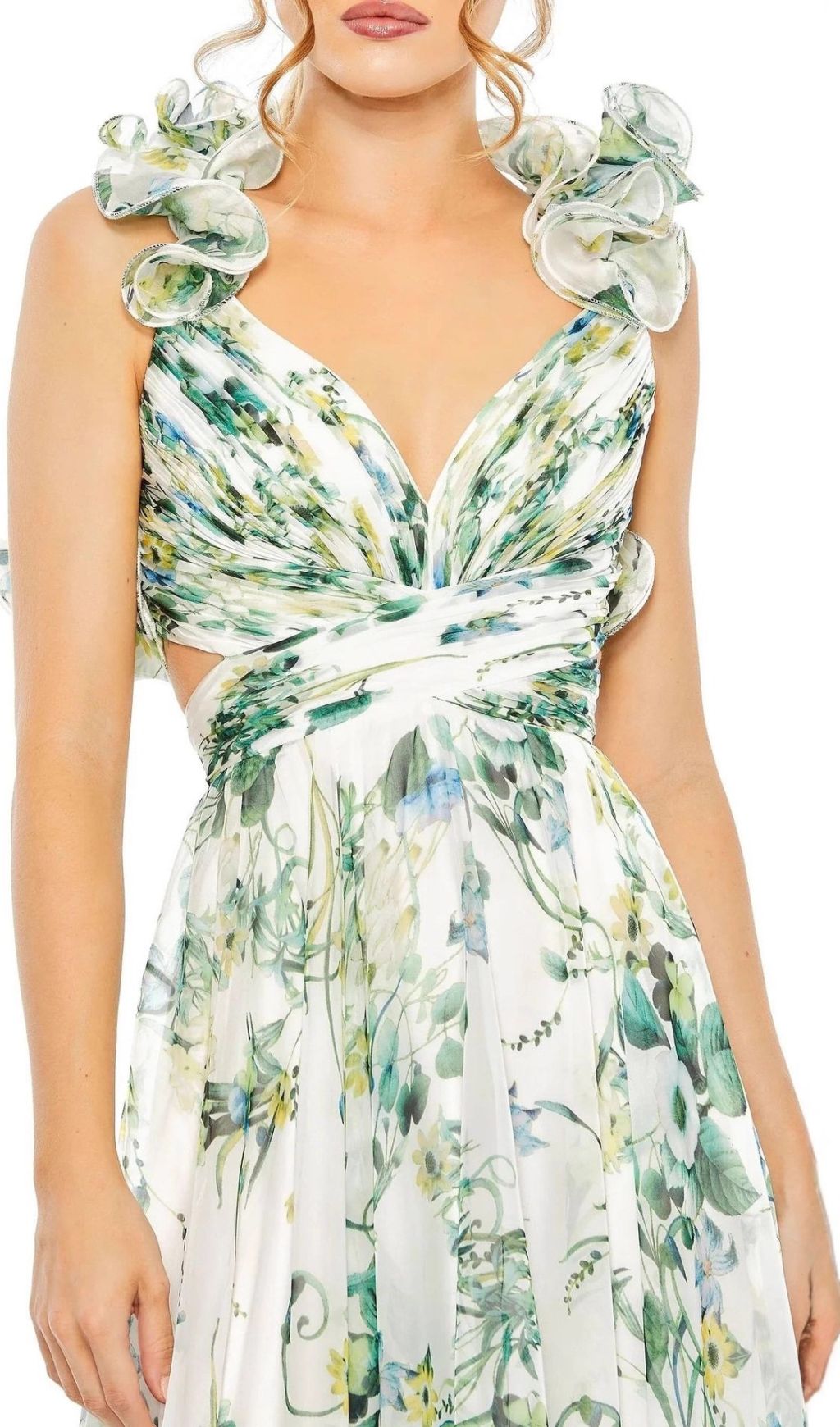 Helene Floral Printed Maxi Dress