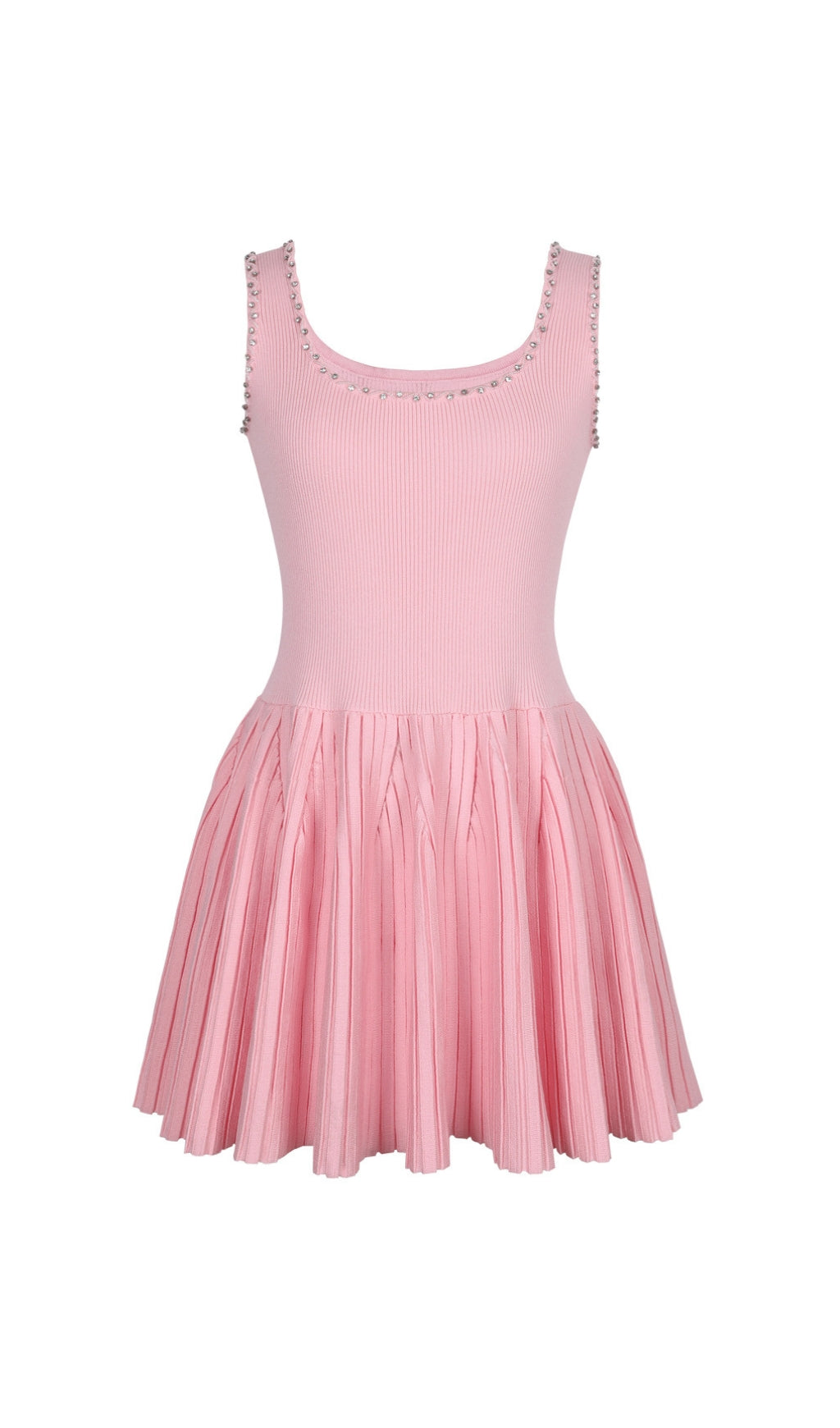 Greydon Diamante Knit Mini Dress