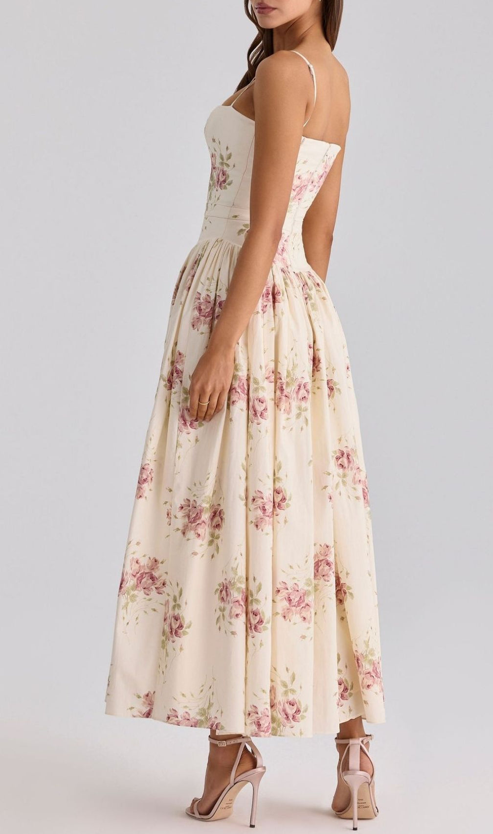 Laria Strappy Floral Maxi Dress