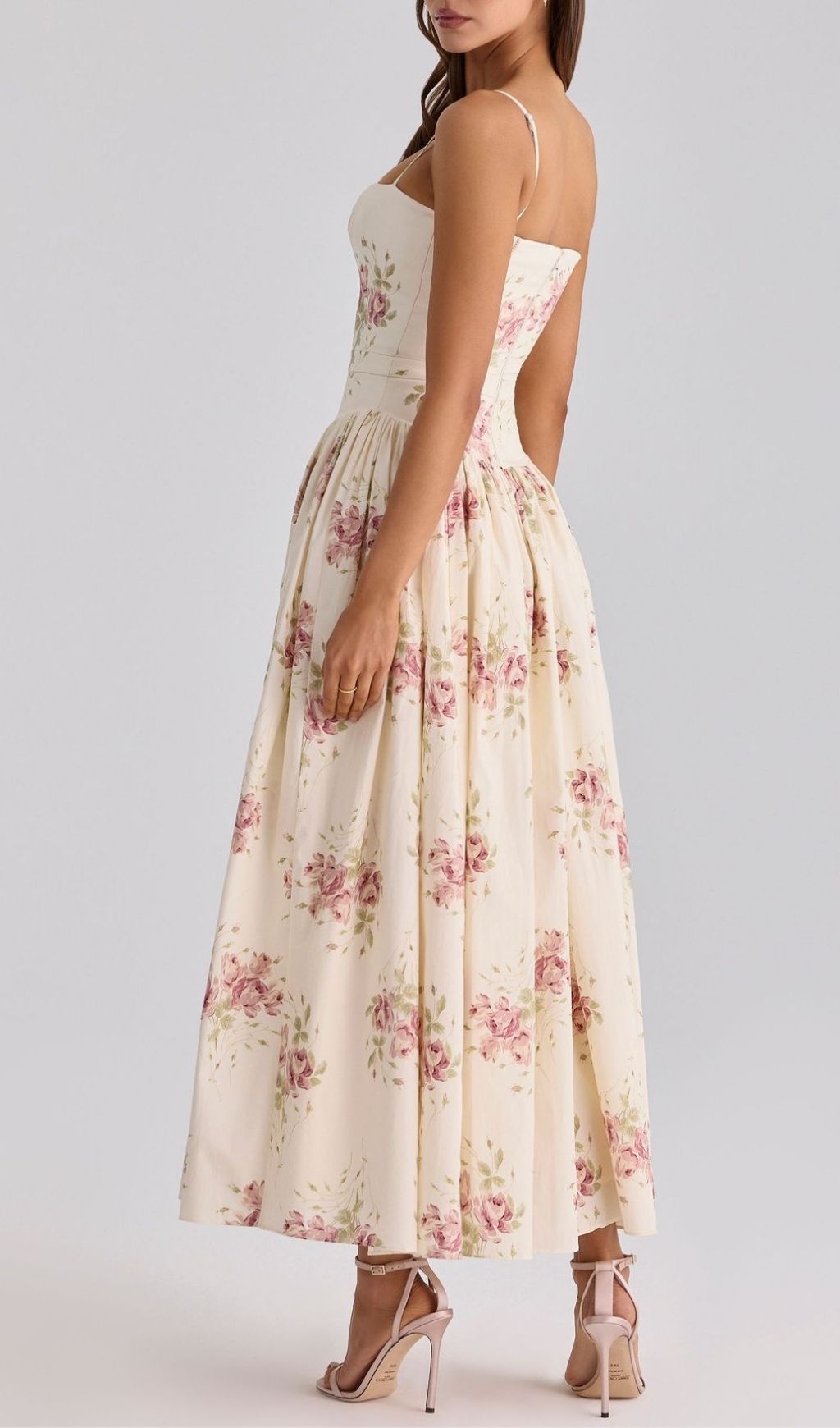 Laria Strappy Floral Maxi Dress