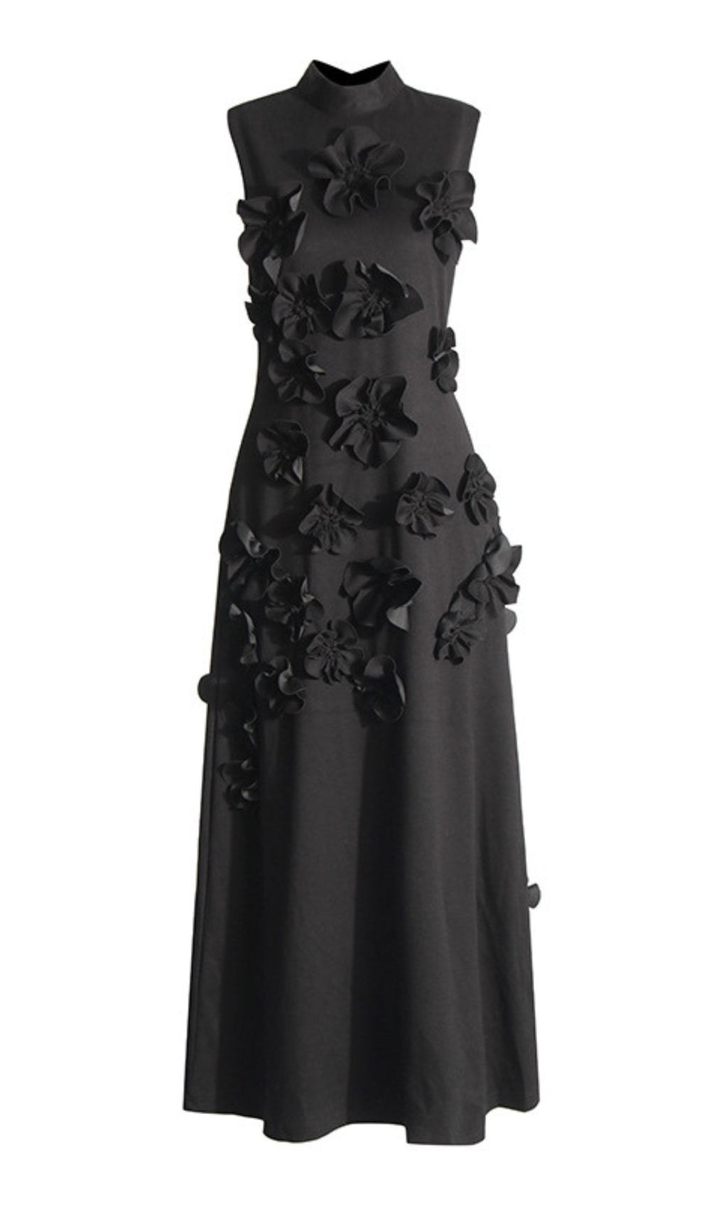 Annona Flower Embellished Maxi Dress