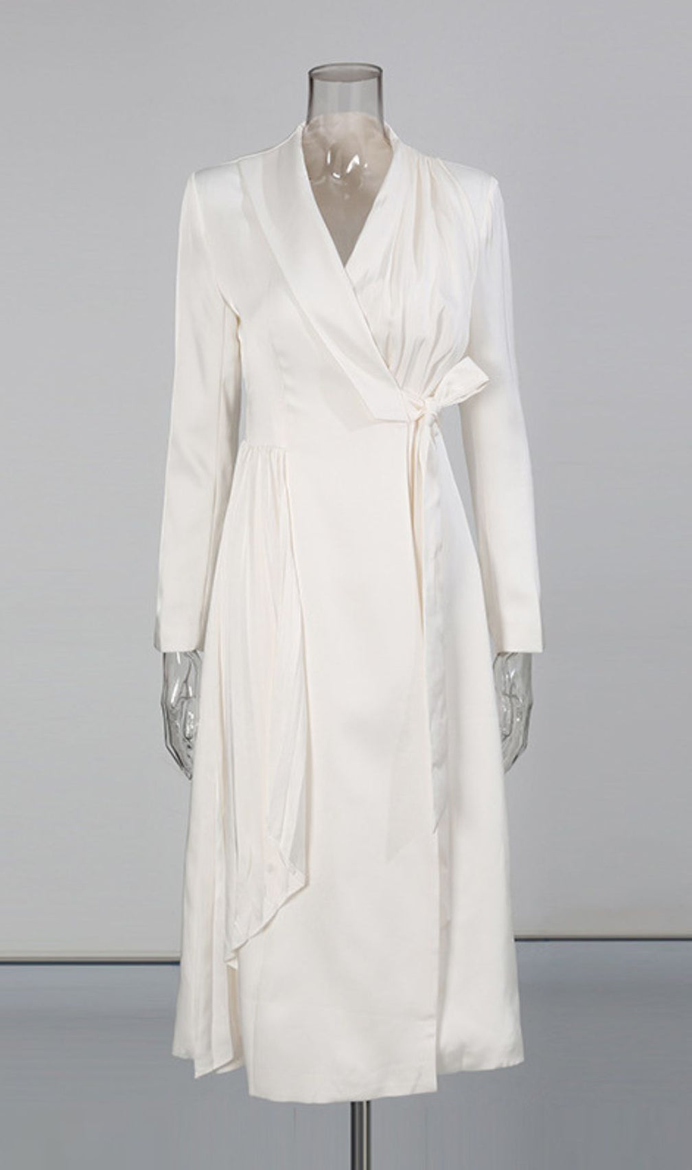 Grannia White Lacing Coat
