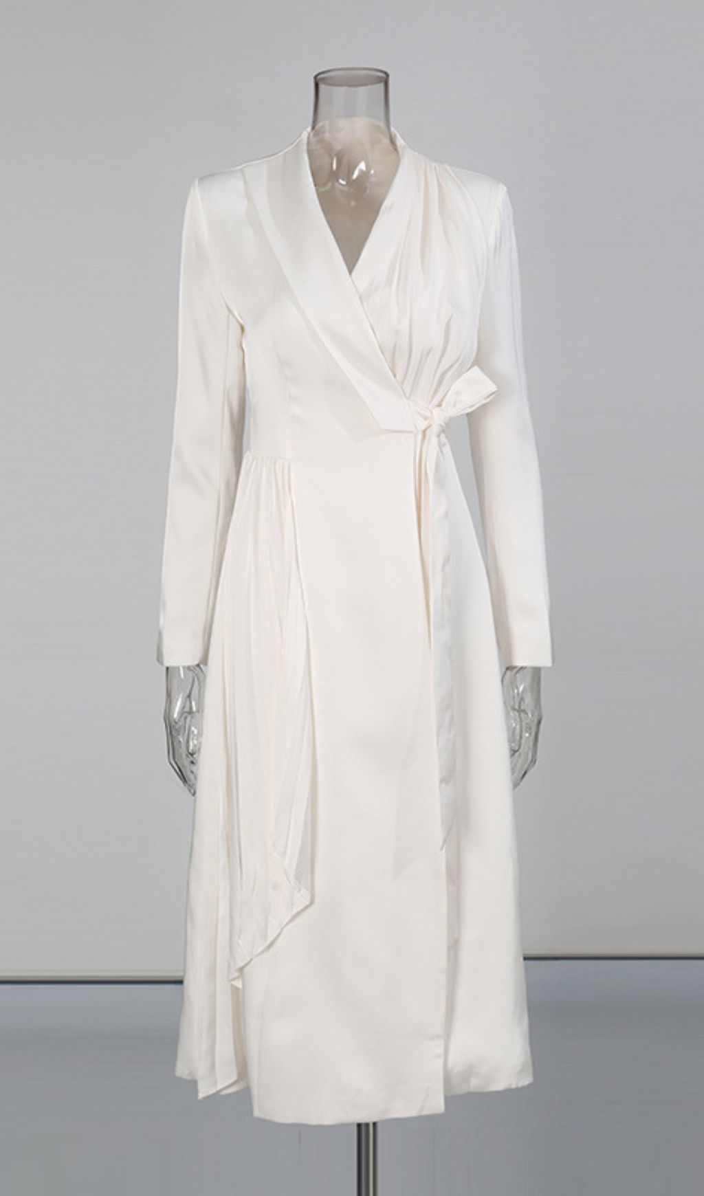 Grannia White Lacing Coat