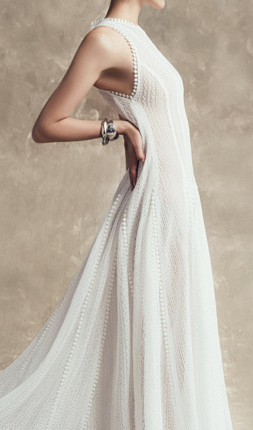 Cham Vintage Sleeveless Maxi Dress