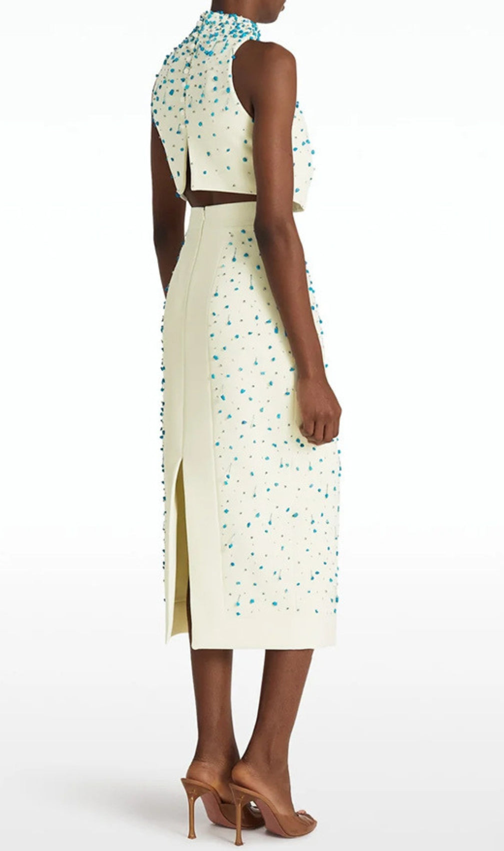 Danail Embellished Top & Midi Skirt