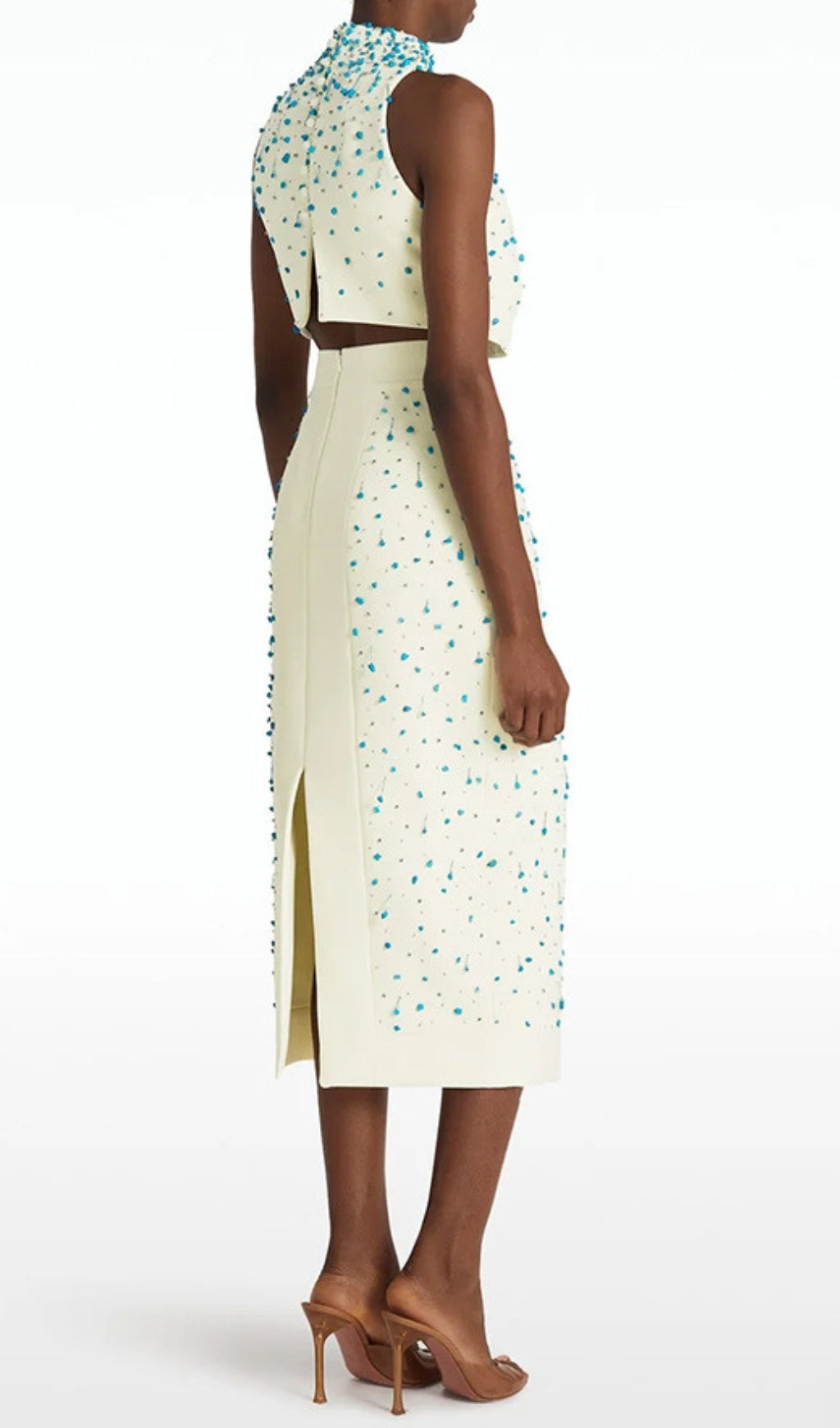 Danail Embellished Top & Midi Skirt