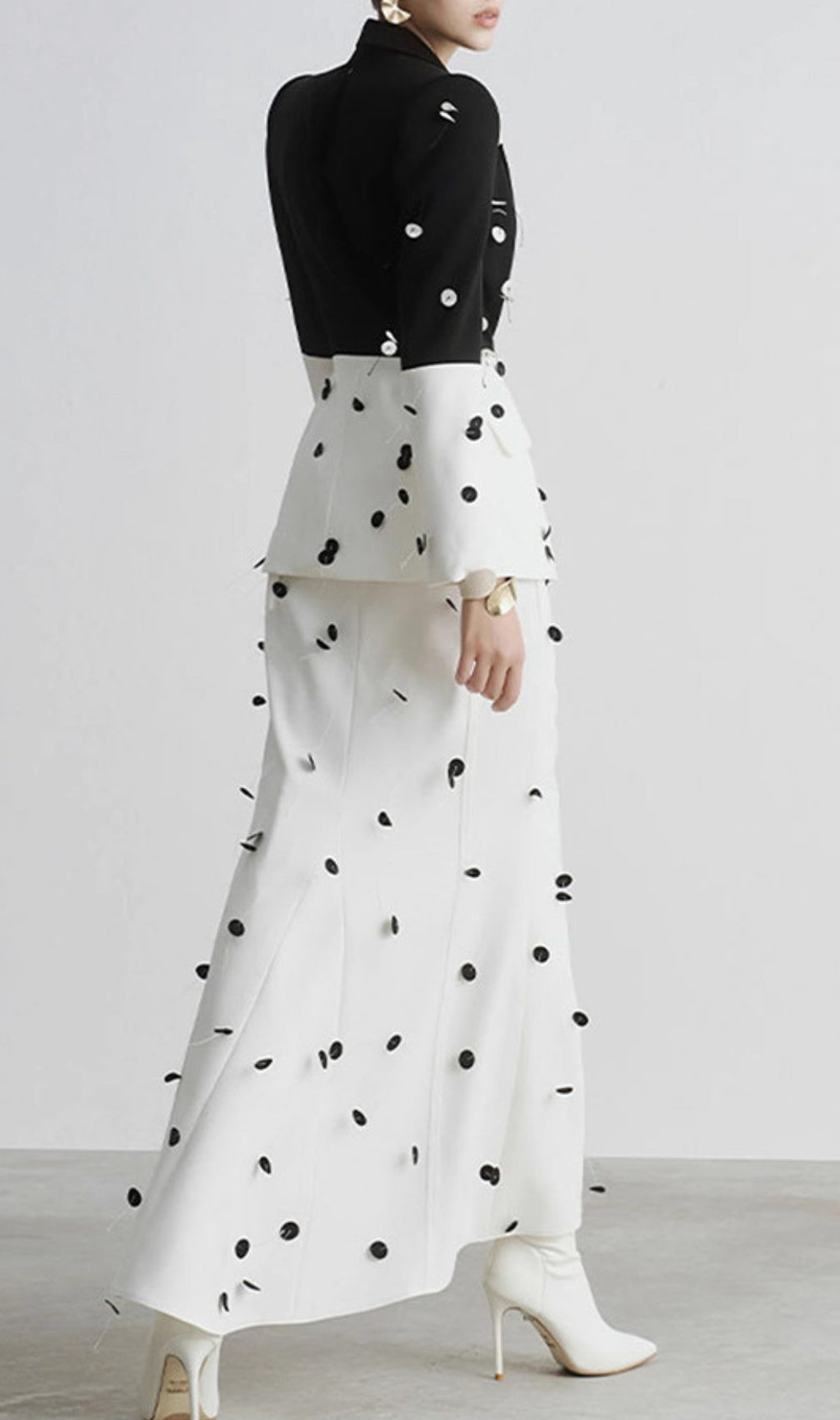 Averi Sequin Blazer Skirt Set