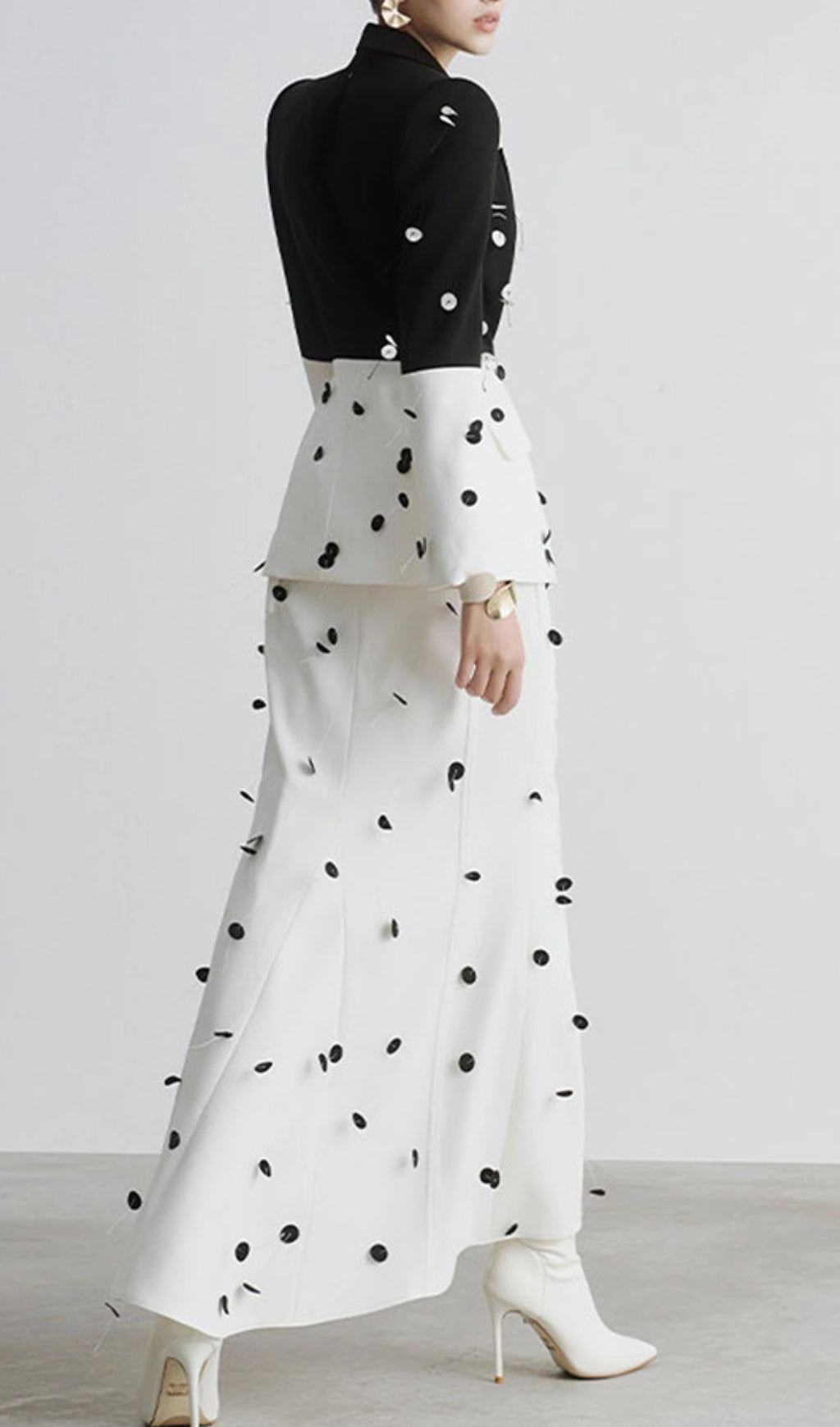 Averi Sequin Blazer Skirt Set