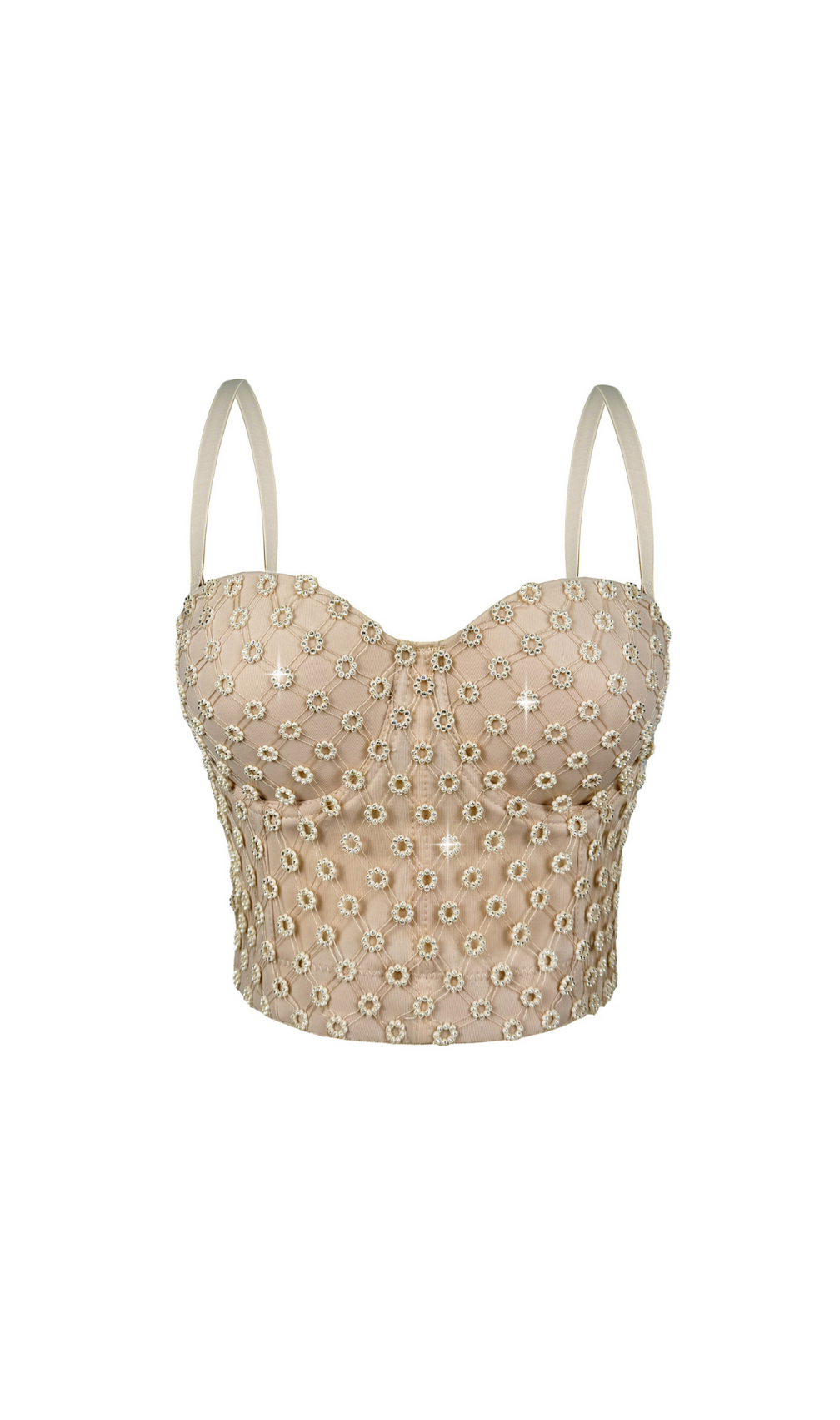 Griet Beaded Crop Top