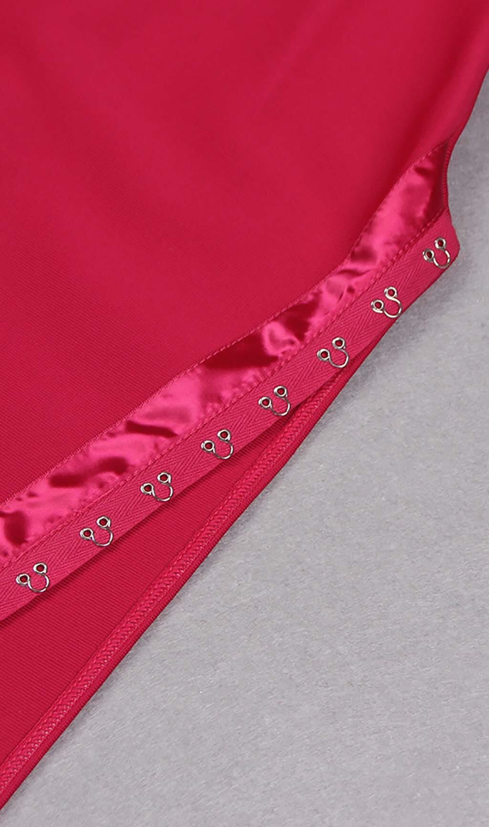 Bralette Strapless Midi Dress In Red