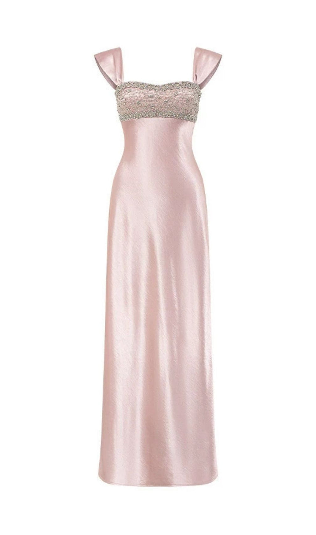 Katoka Blush Pink Embellished Maxi Dress - Gala & Formal Evening Gown