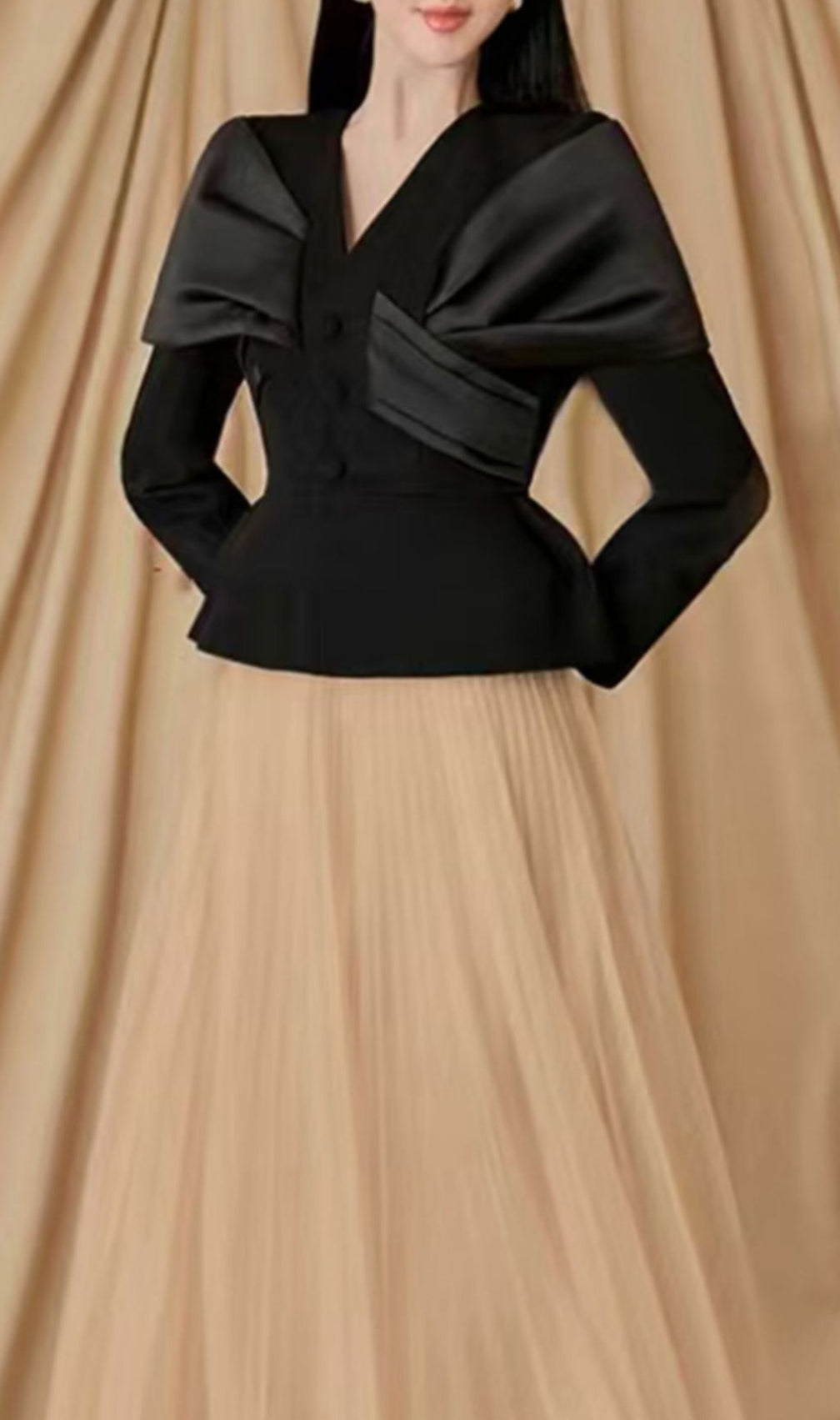 Hillary Black Coat