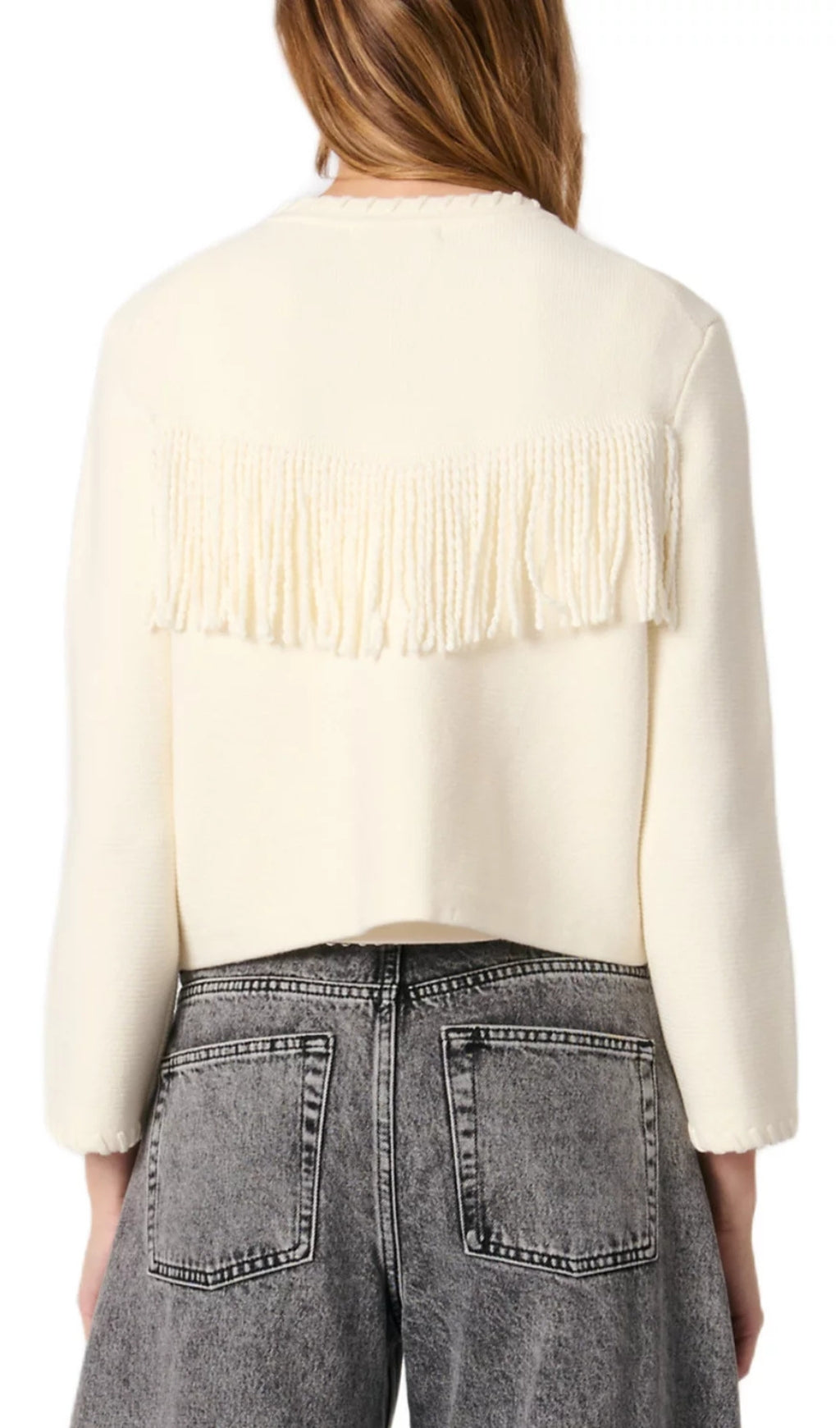 Fringed Cardigan