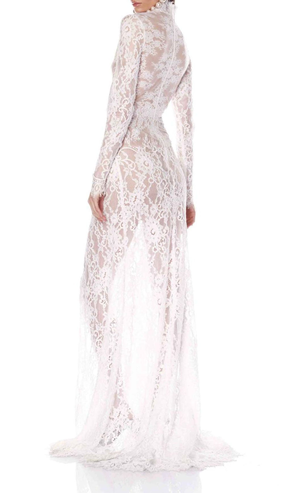 Faizah Lace Long Sleeve Maxi Dress