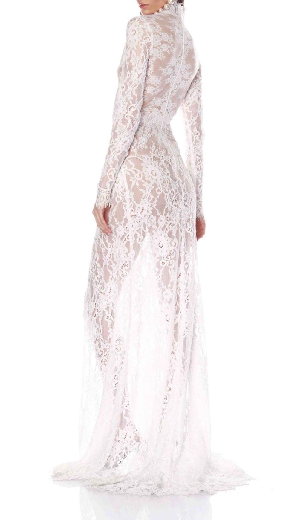Faizah Lace Long Sleeve Maxi Dress