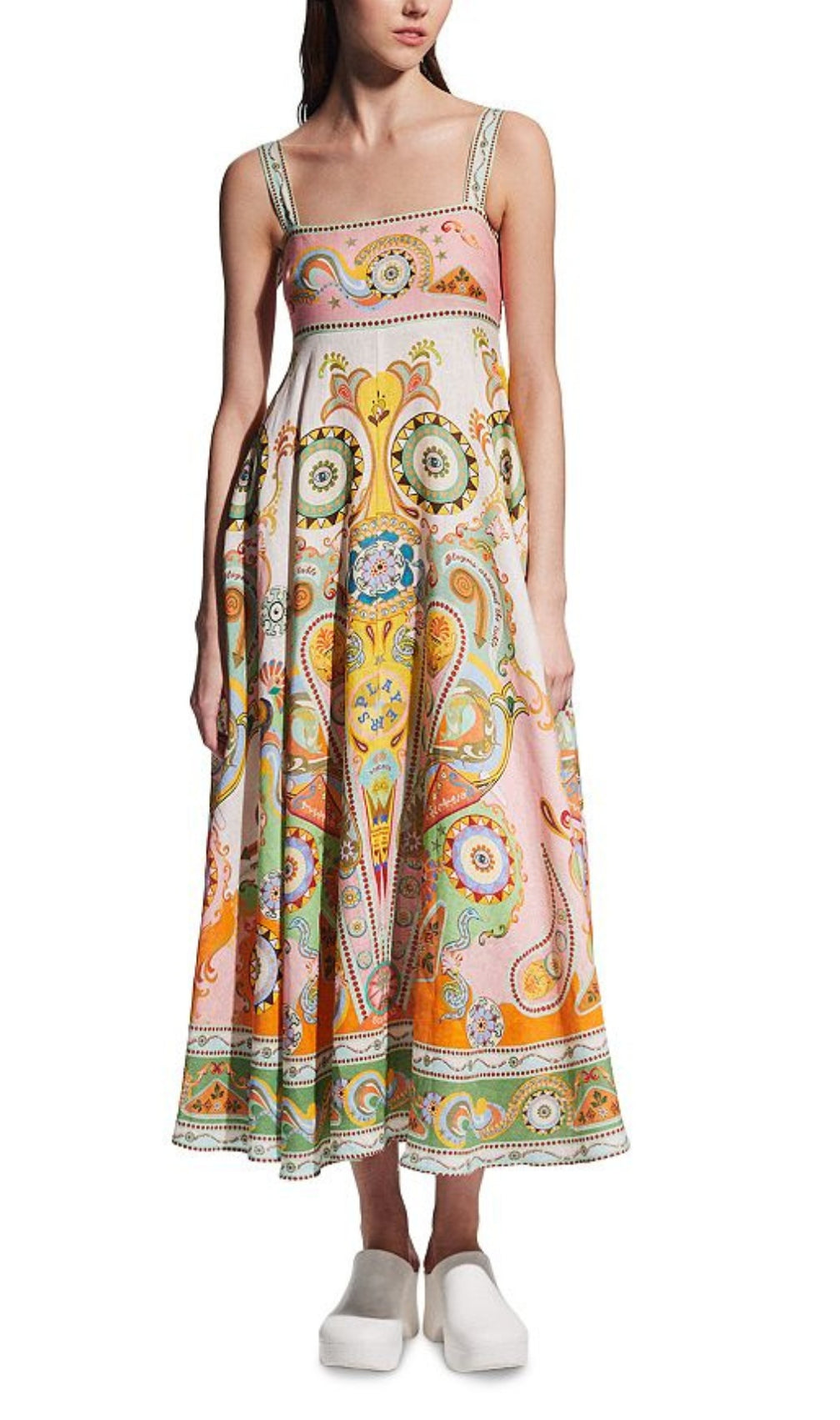 Dasha Strappy Printed Maxi Dress