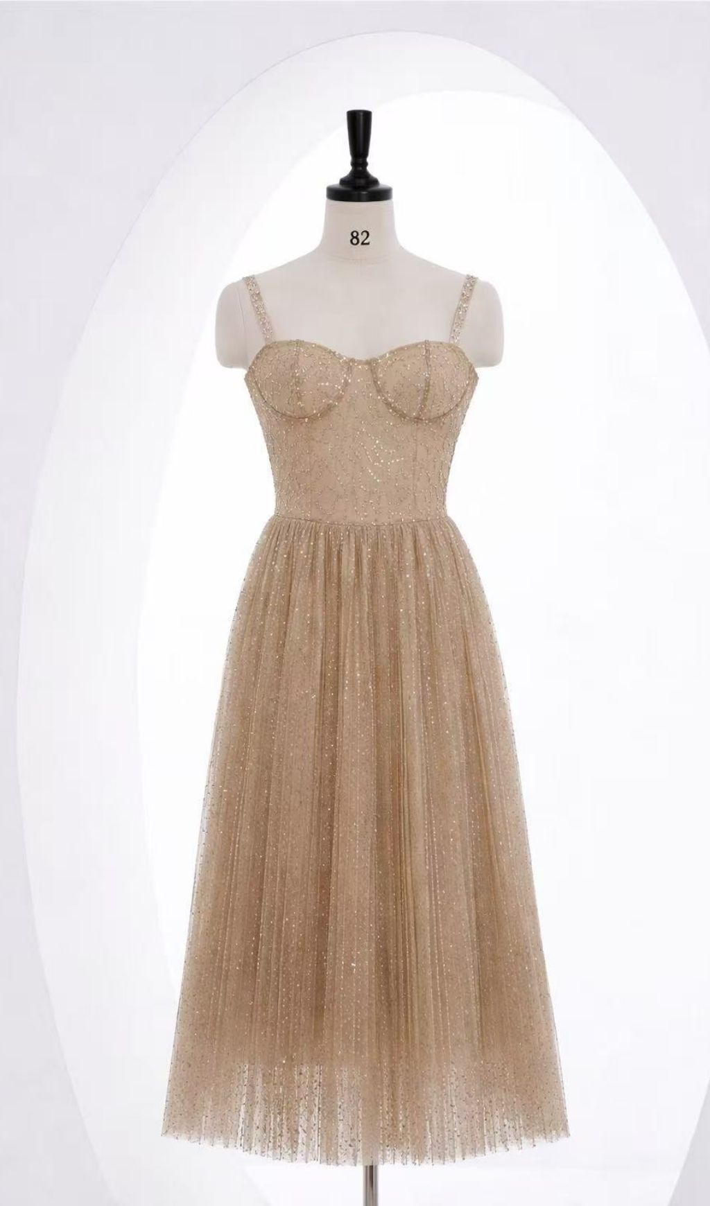 Kylara Strappy Sequin Mesh Maxi Dress