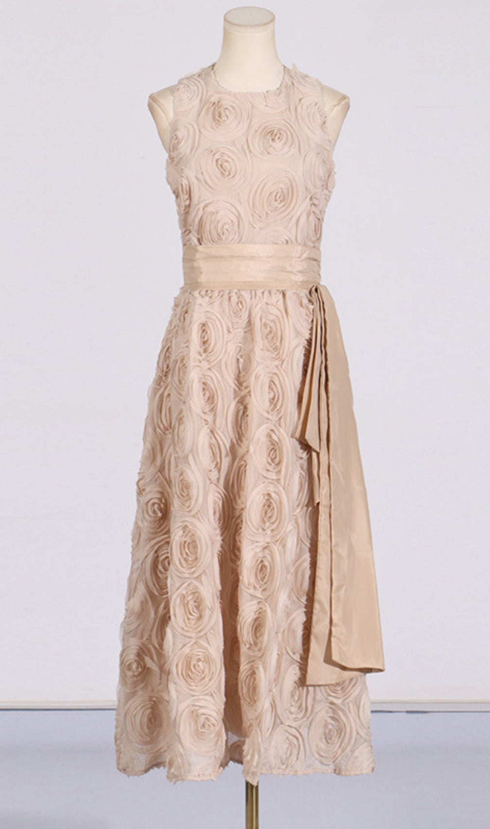 Blanche Sleeveless Flower Midi Dress