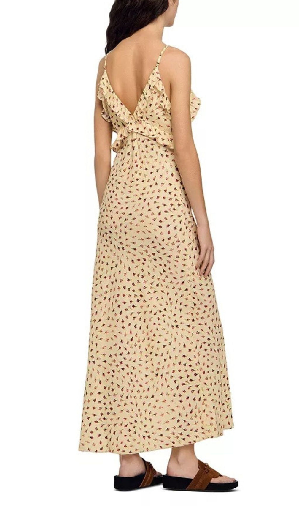 Soleane Floral Ruffle Maxi Dress - Breezy Summer Chic for Women