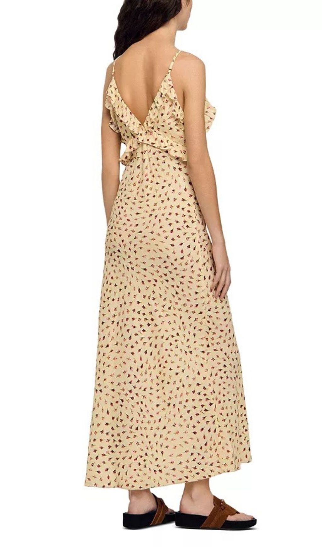 Soleane Floral Ruffle Maxi Dress - Breezy Summer Chic for Women