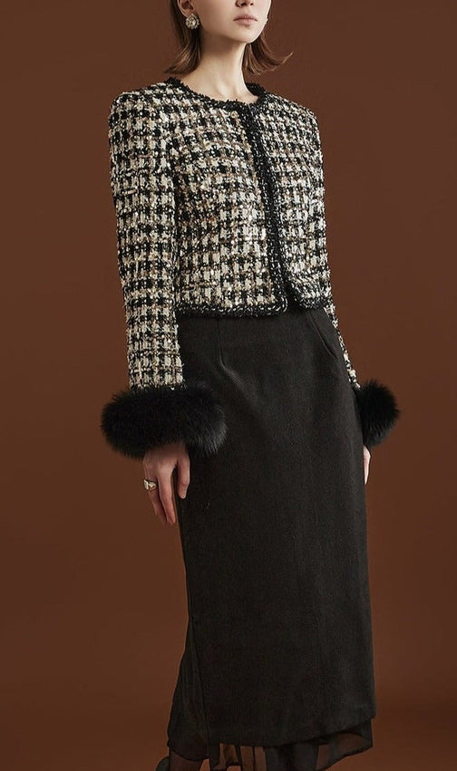 Asja Spangle Tweed Jacket