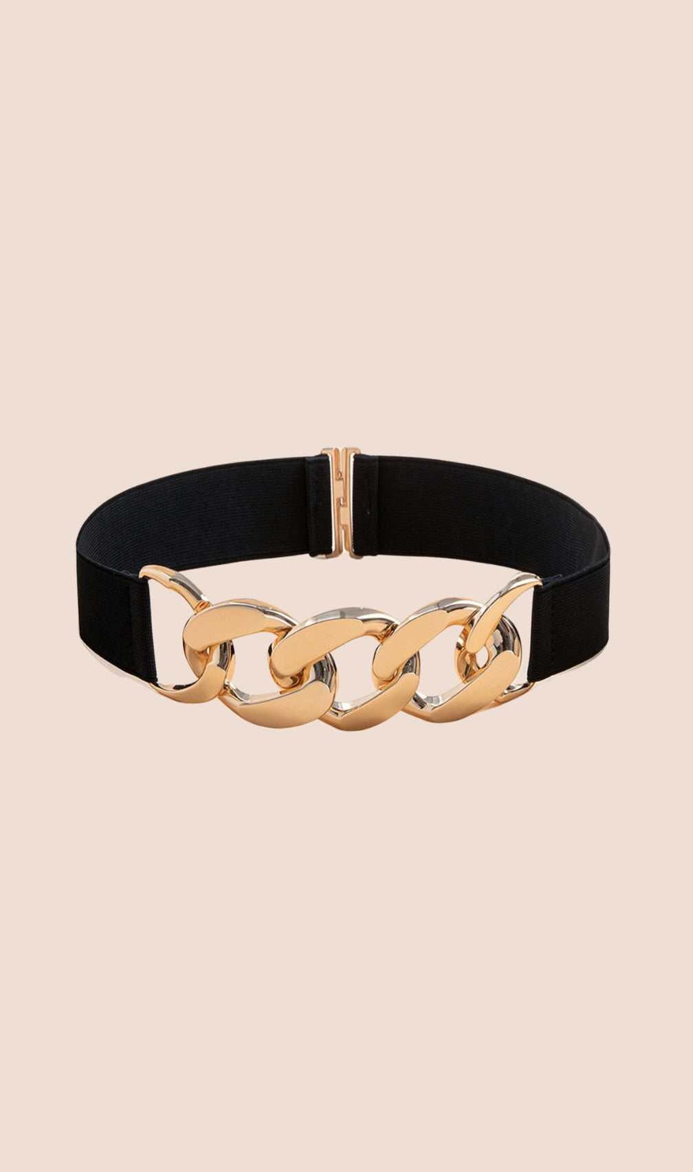 Adrienne Metal Buckle Elastic Belt