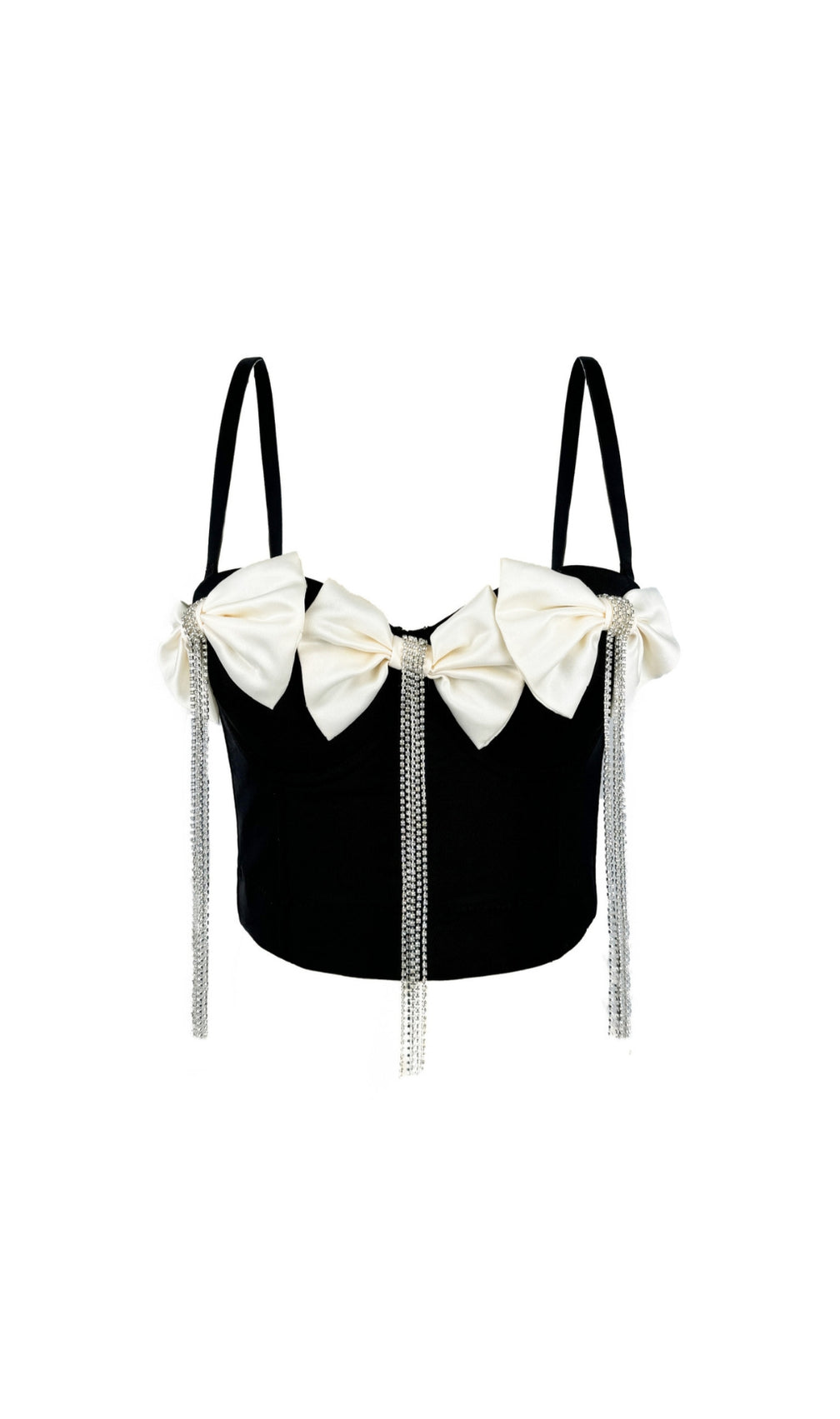 Dua Bow Tassel Crop Top