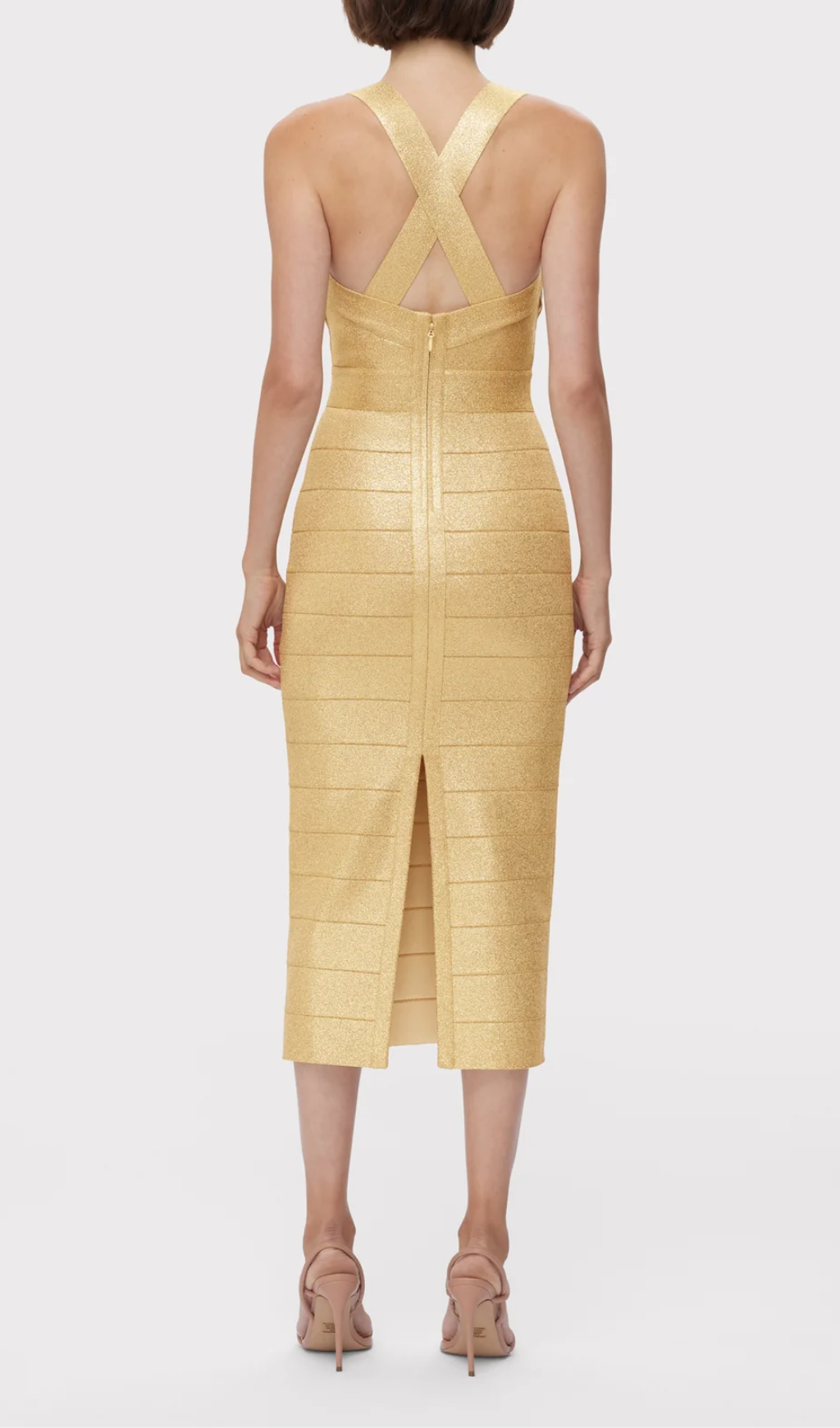 Asaf Knit Fringe Midi Dress