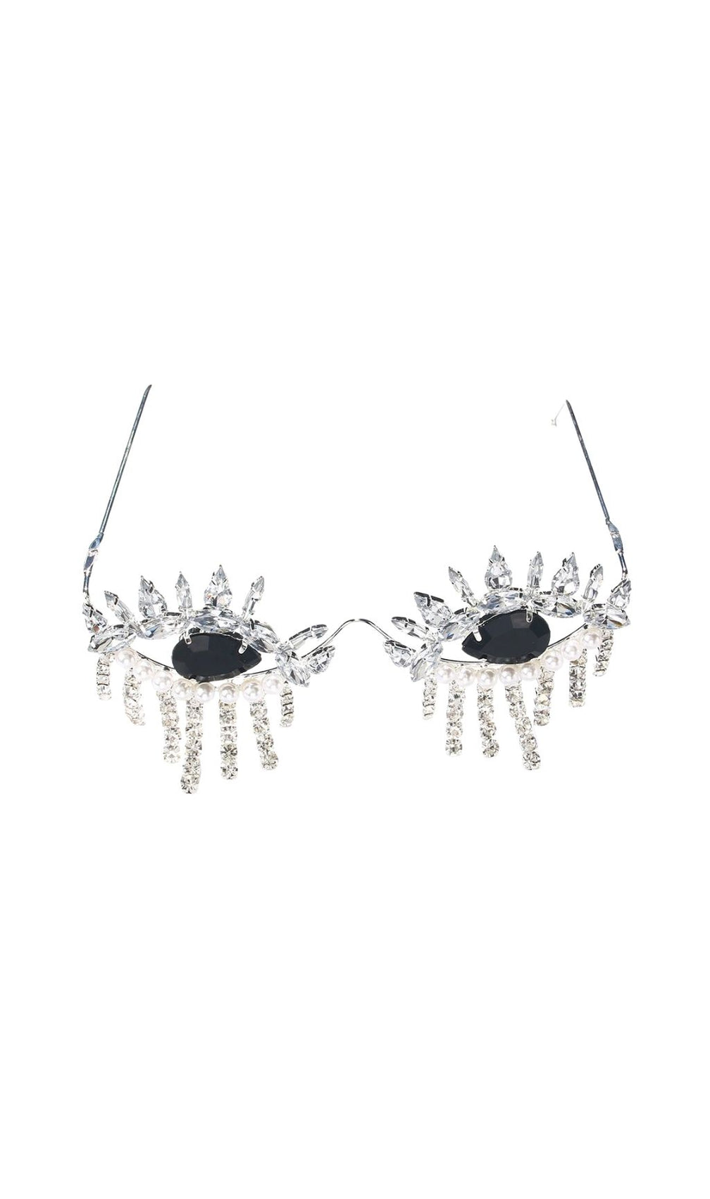 Morrissey Rhinestone Fringe Sunglasses