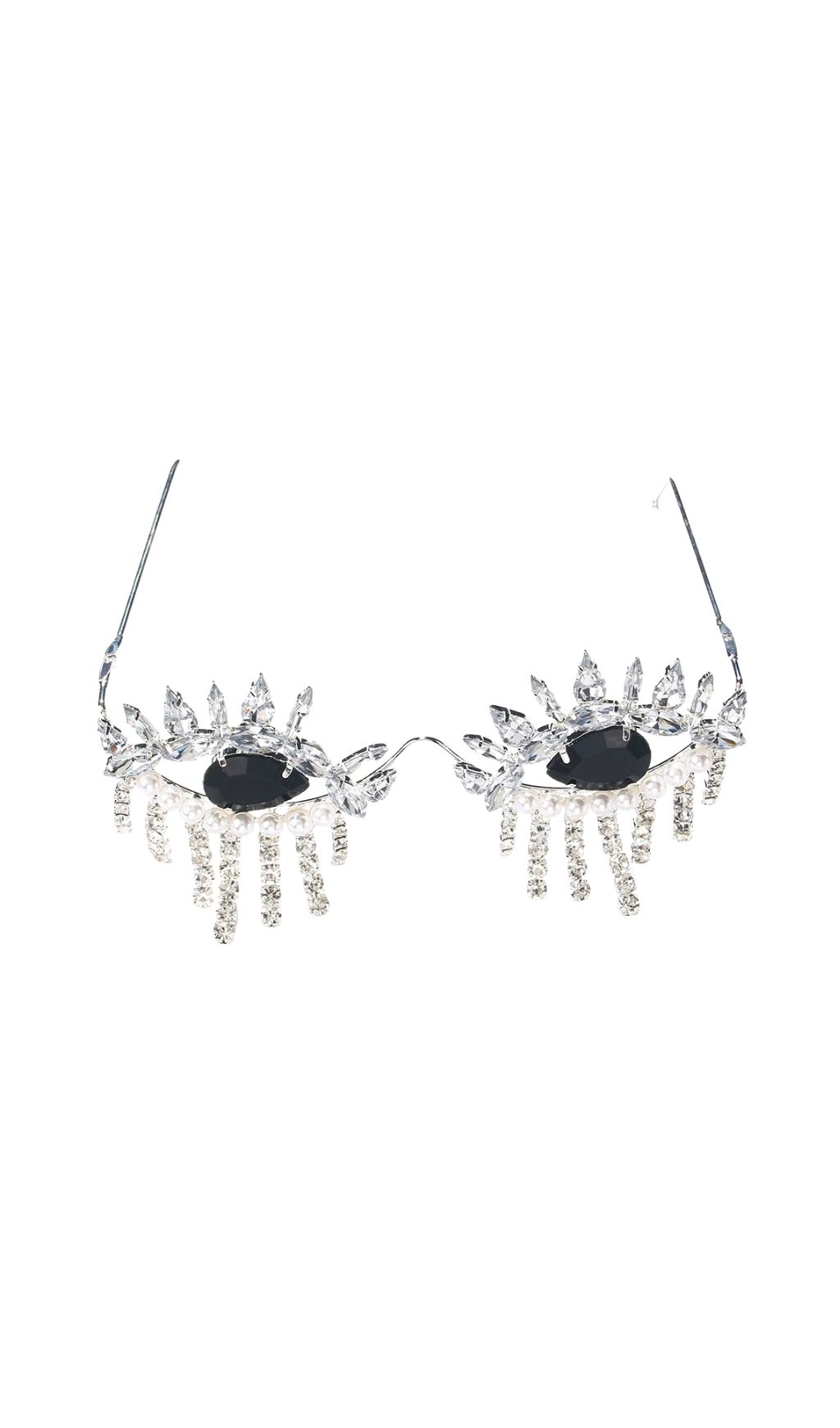 Morrissey Rhinestone Fringe Sunglasses
