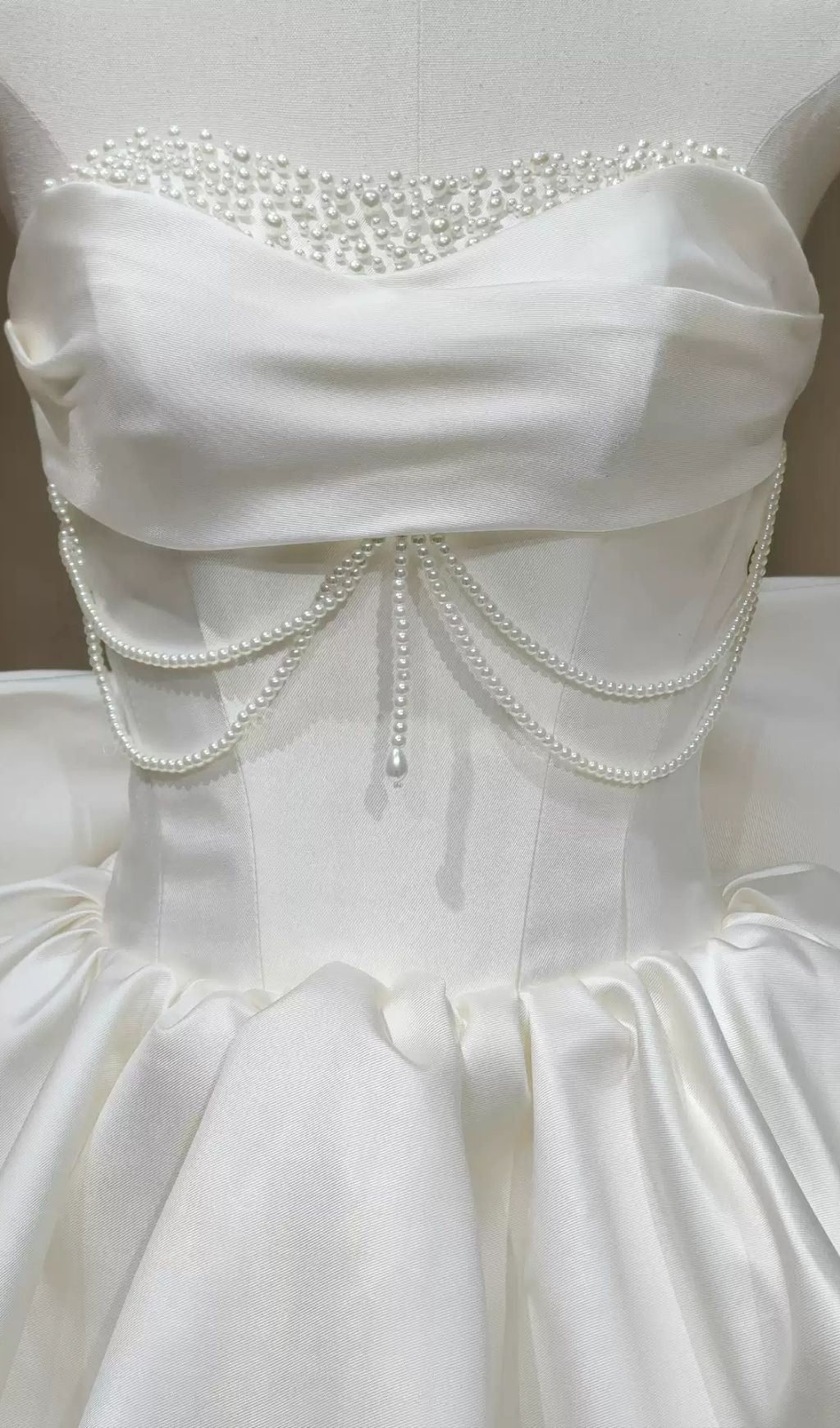 Kukana White Embellished Bow Mini Dress
