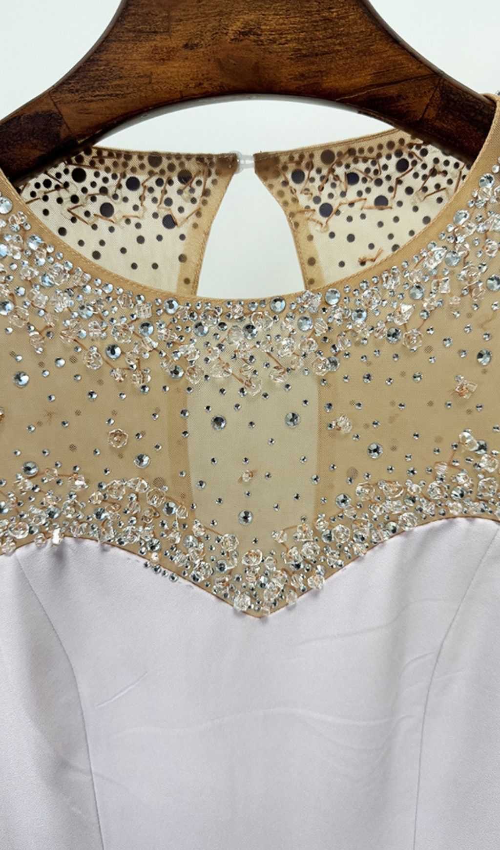 Kyrah Pink Diamante Embellished Maxi Dress