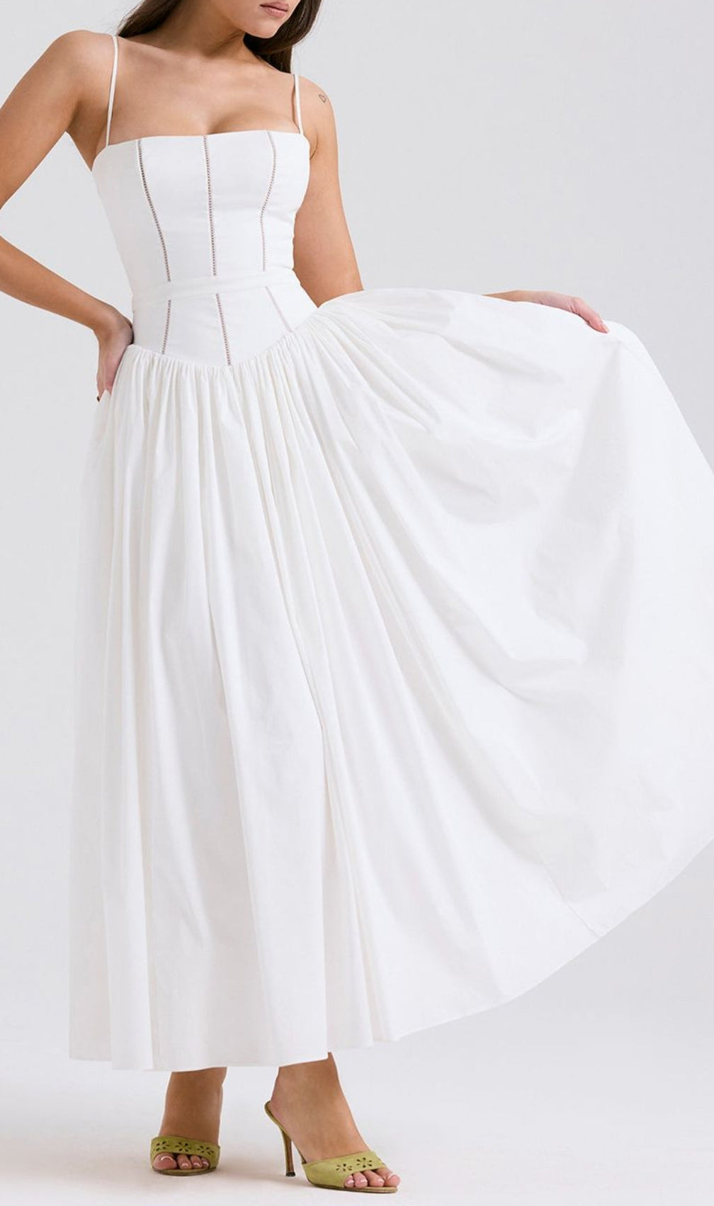 Ashira White Maxi Dress
