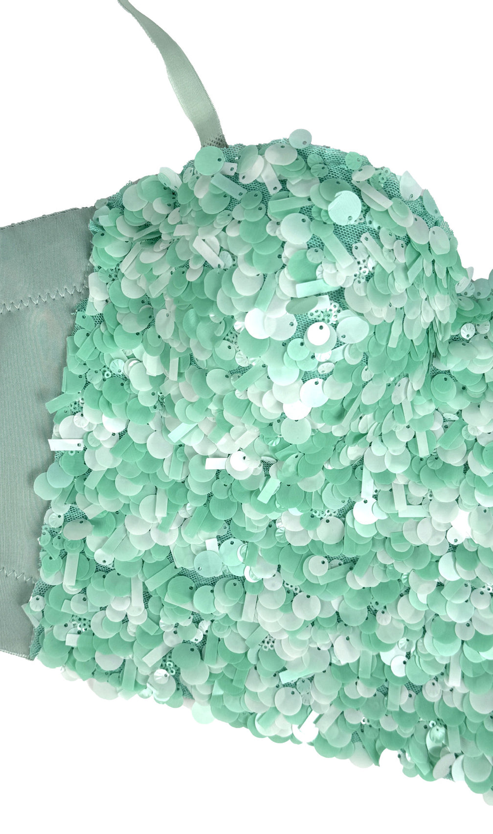 Gitte Sequin Crop Top