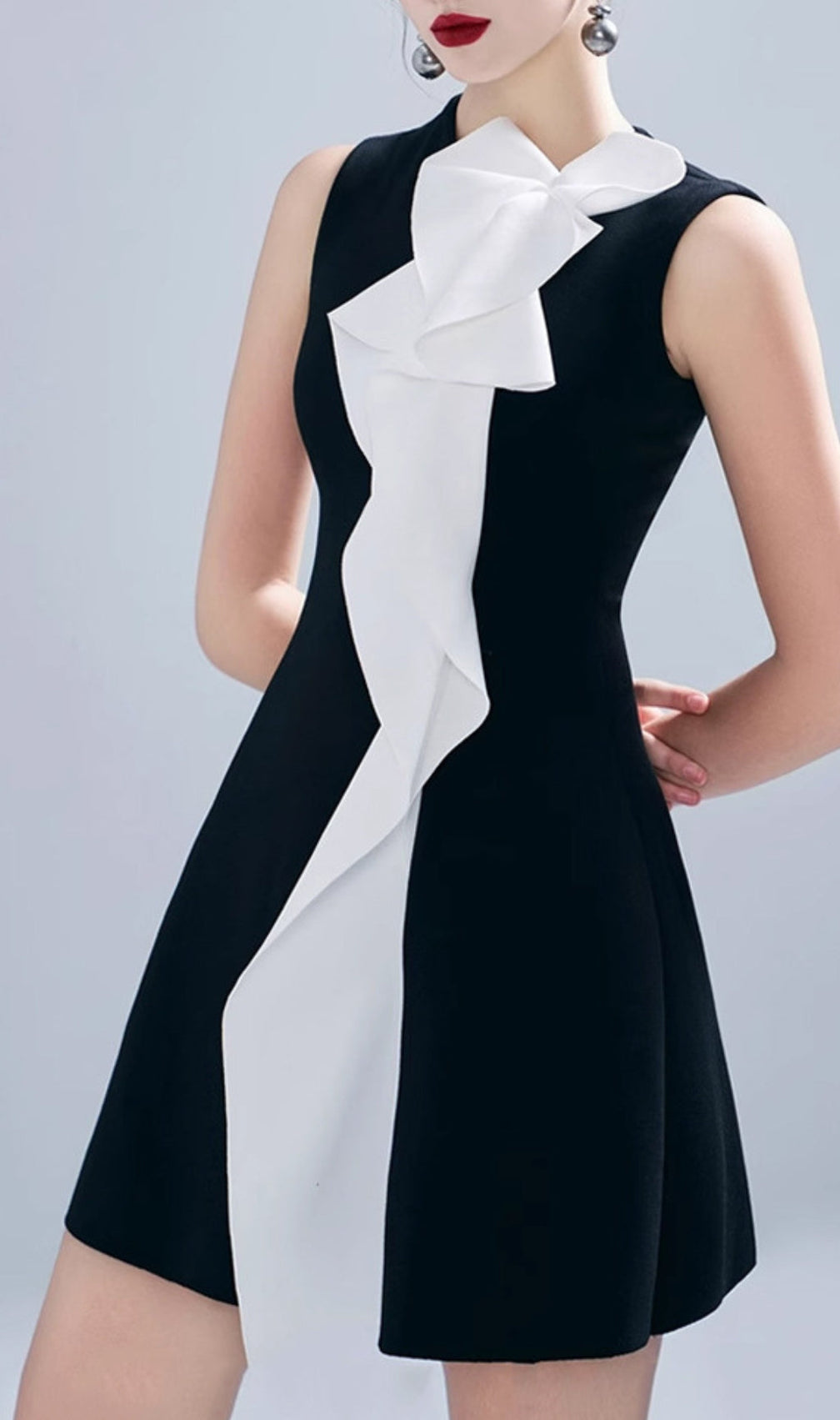 Ayashe White Ruffle Mini Dress