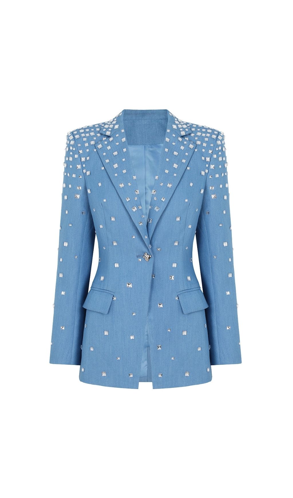 Kingsley Blue Diamante Blazer