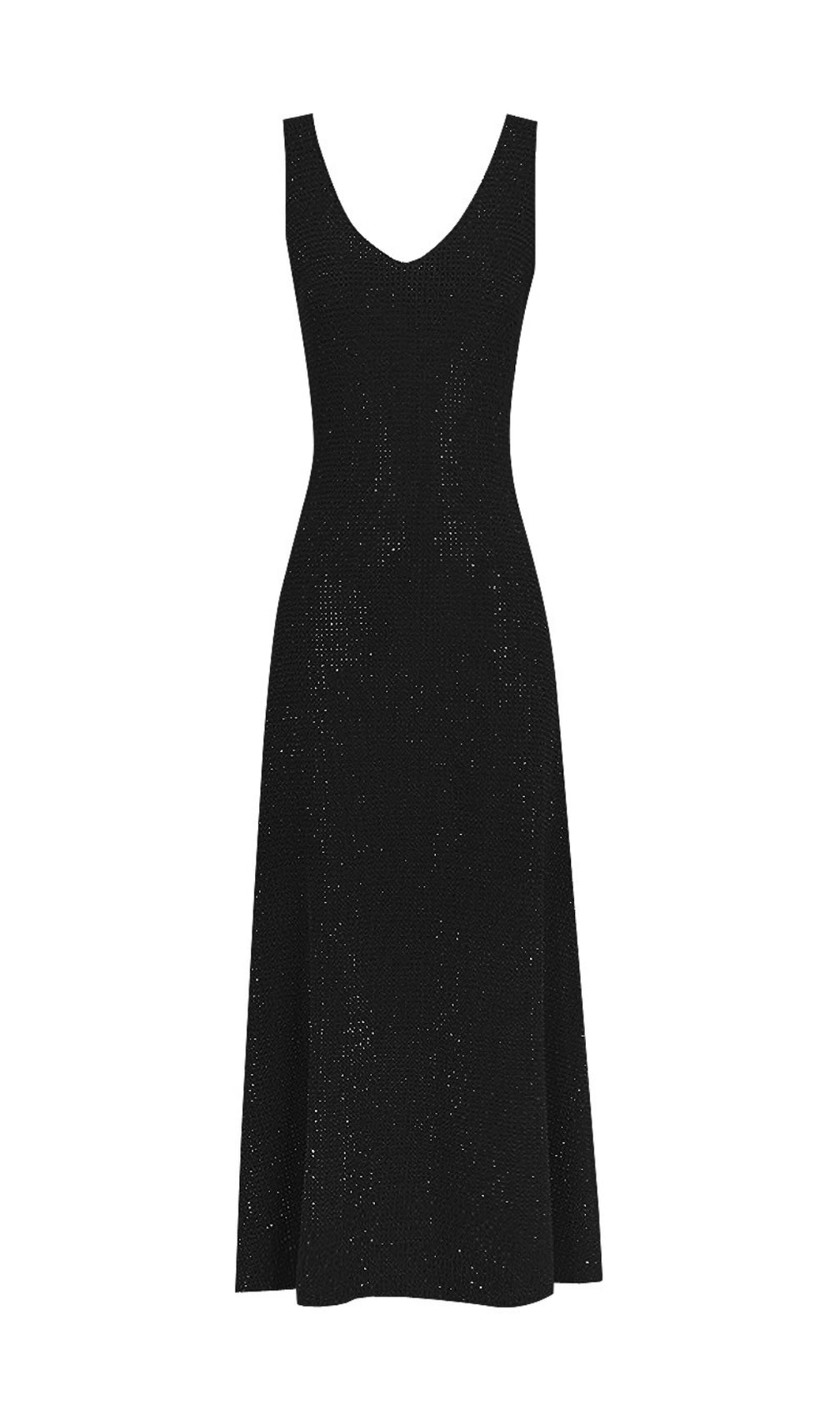 Elin Diamond Embellished Maxi Dress