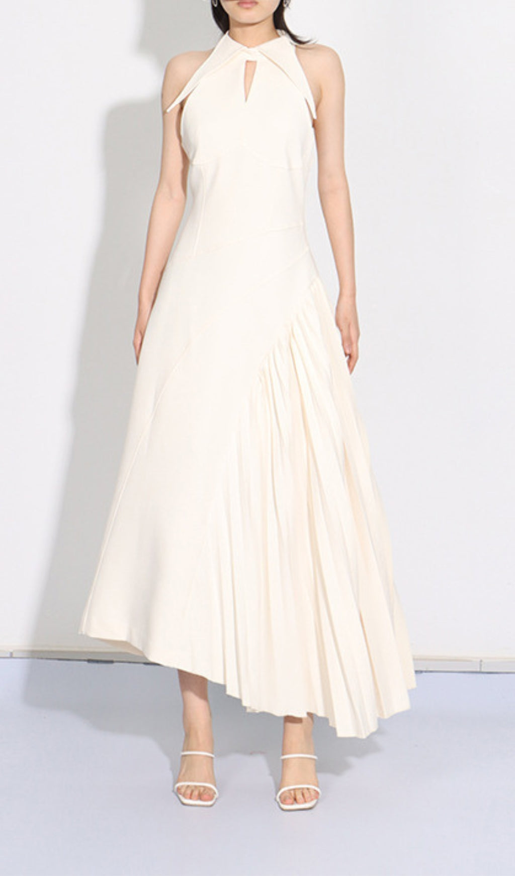 Arazoa Halter Ruched Maxi Dress