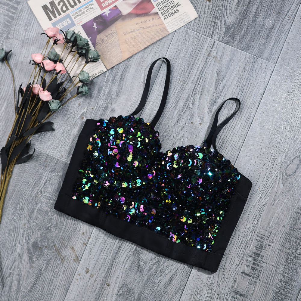 Artis Sequin Crop Top