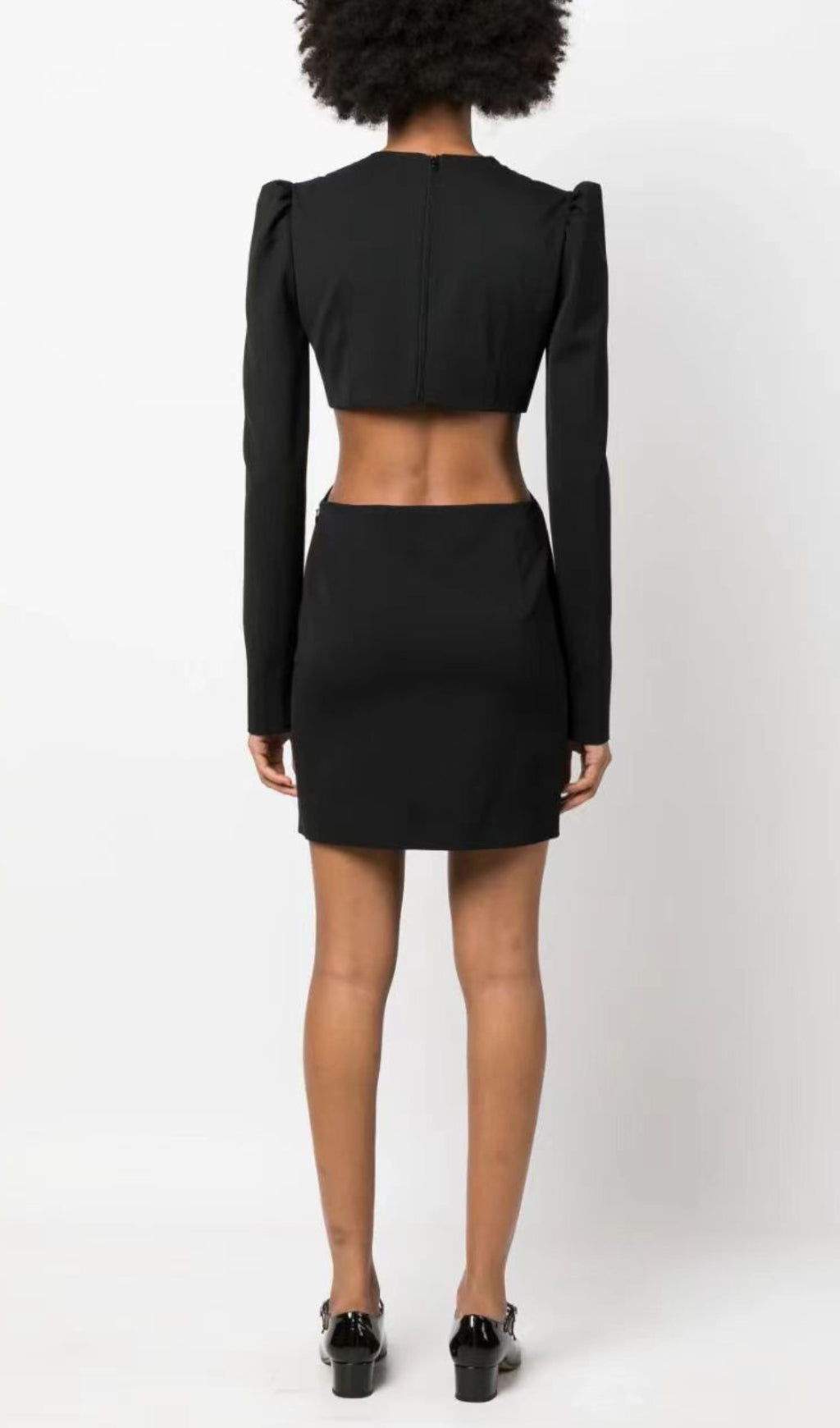 Brettney Red Heart Long Sleeve Mini Dress