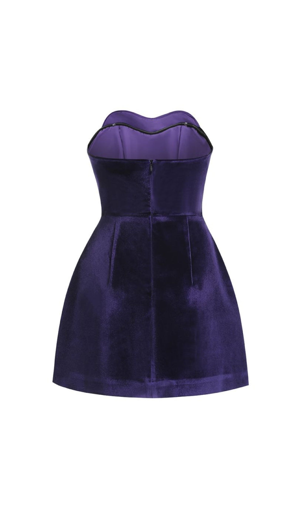 Ashling Velvet Strapless Mini Dress