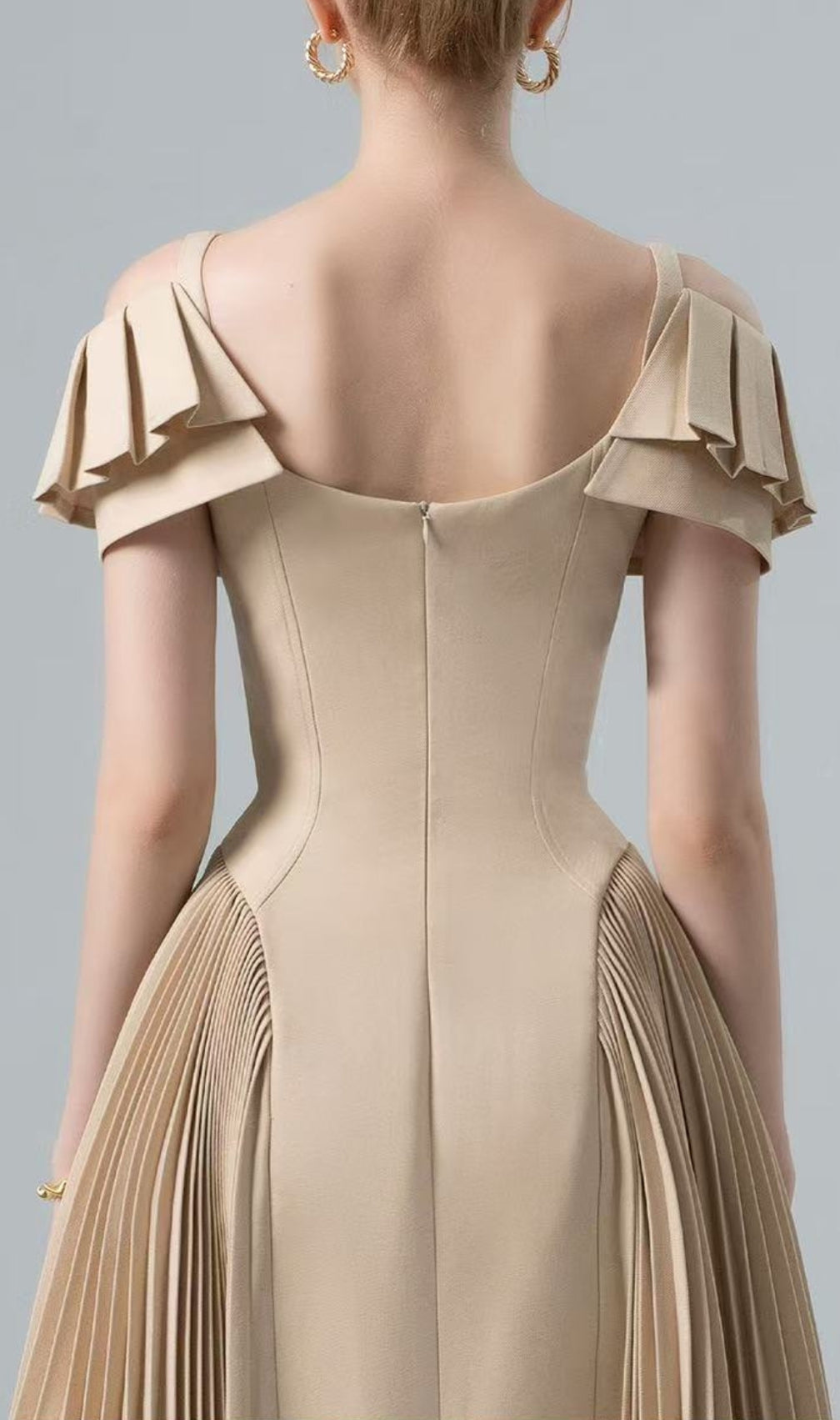 Duarte Pleated Midi Dress