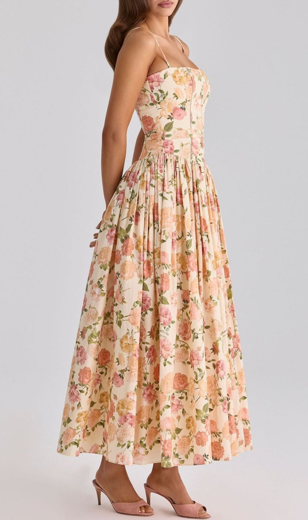 Laray Strappy Floral Maxi Dress