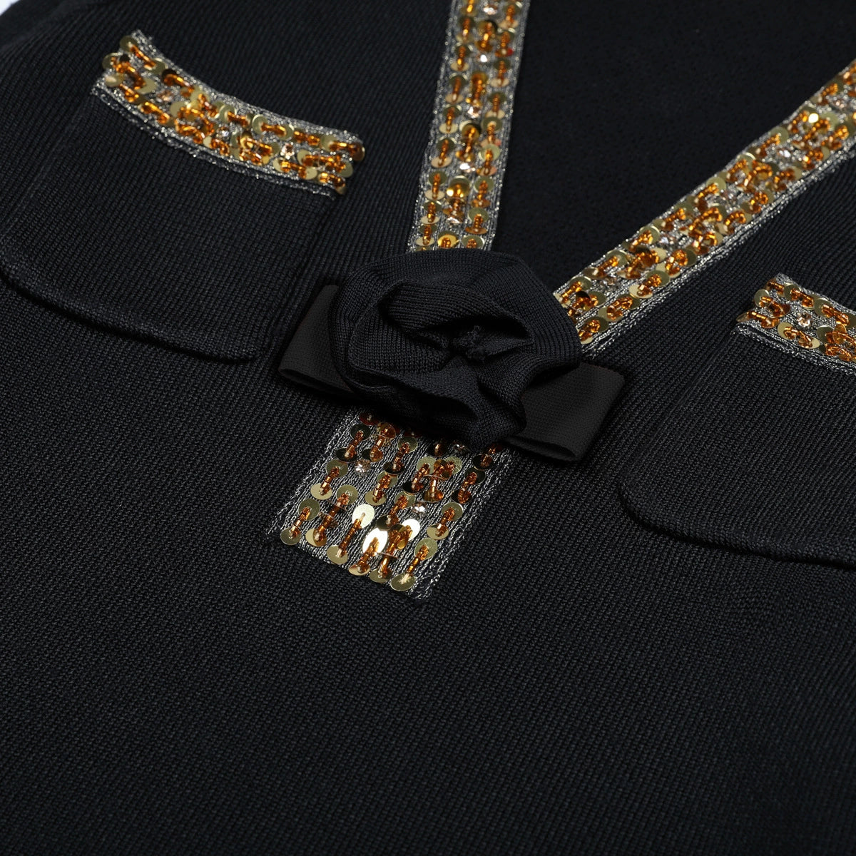 Emilie Long Sleeve Flower Mini Dress