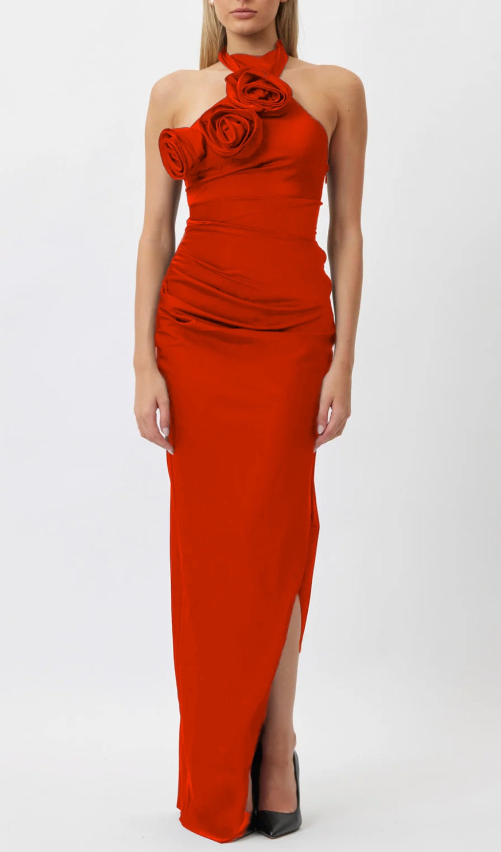 Aleena Maxi Flower Dress With Opening