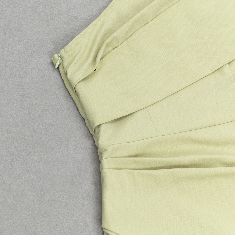 Hemera Chic One-Shoulder Asymmetrical Hem Midi-Maxi Dress